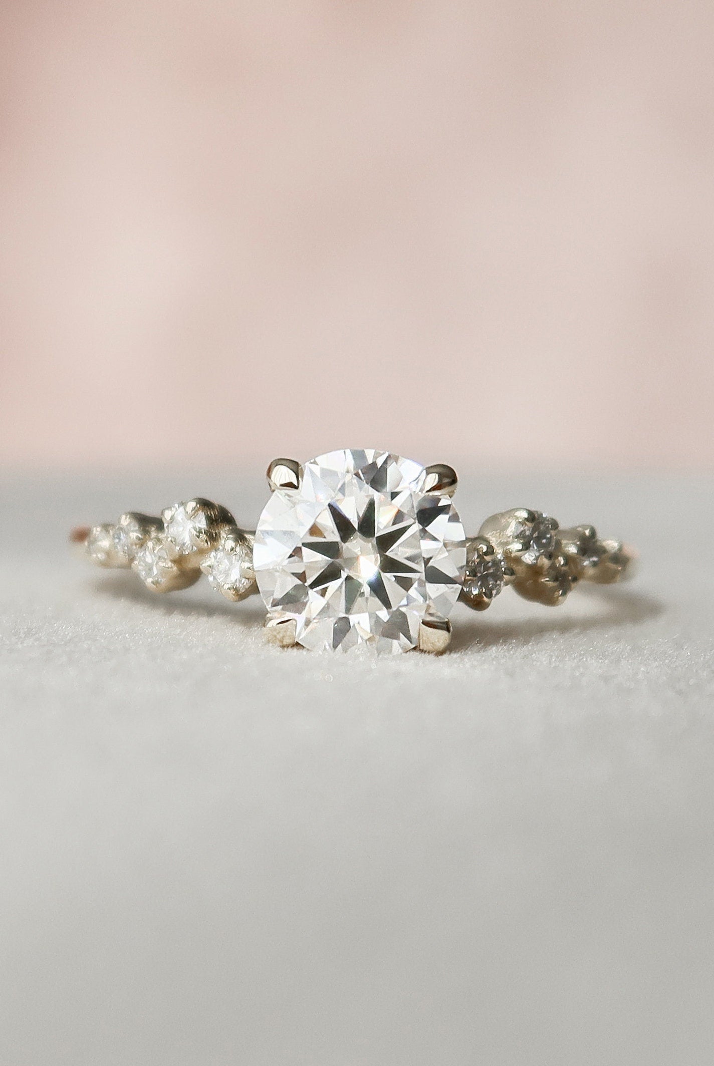 Cluster Engagement Ring