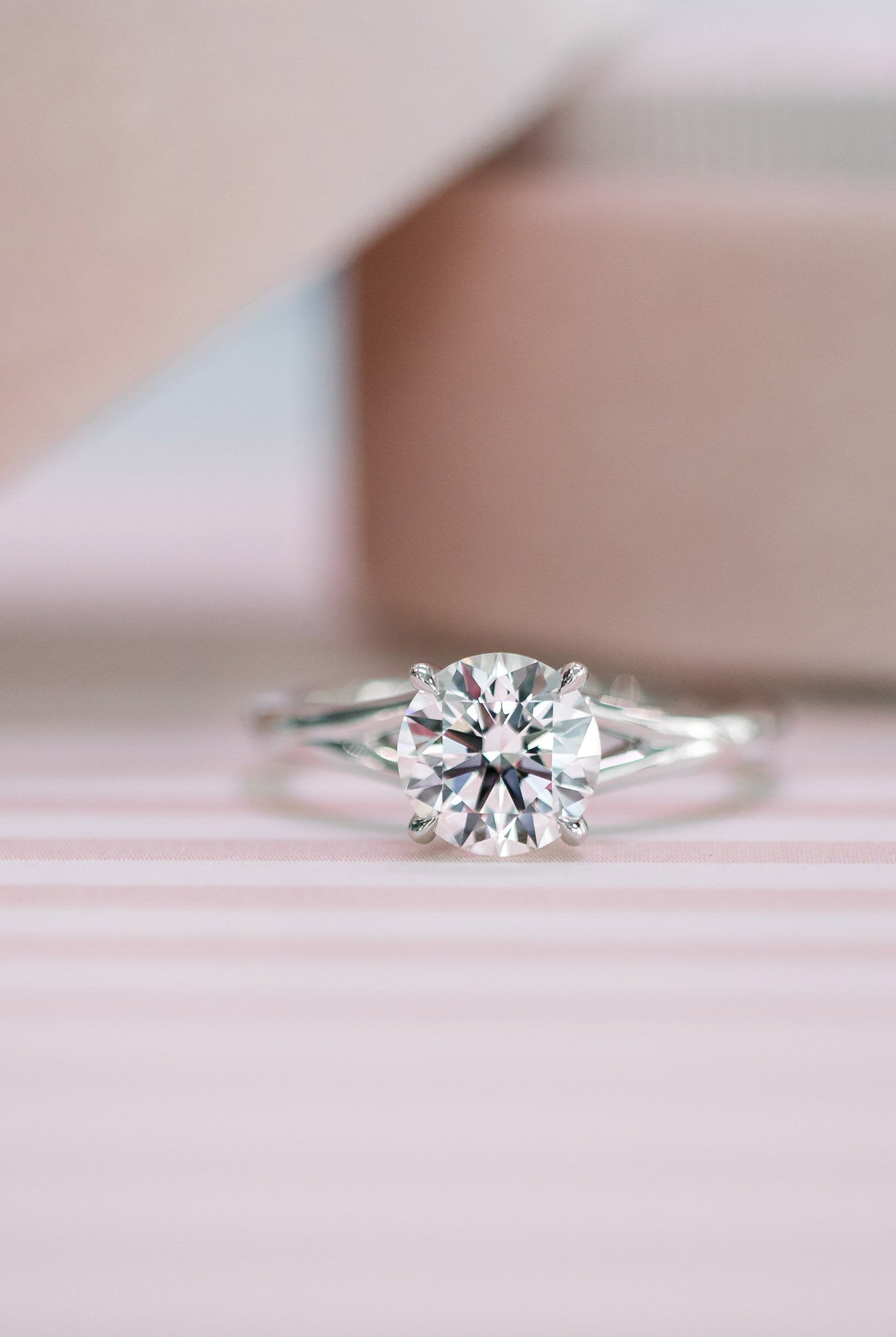 Split Shank Engagement Ring