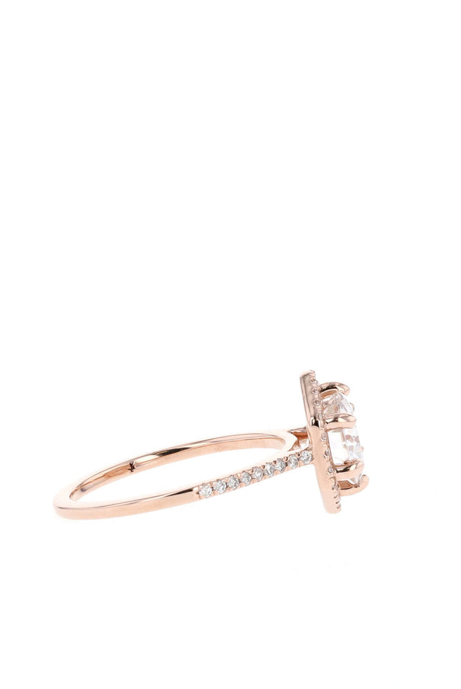 Round Brilliant Moissanite Ring