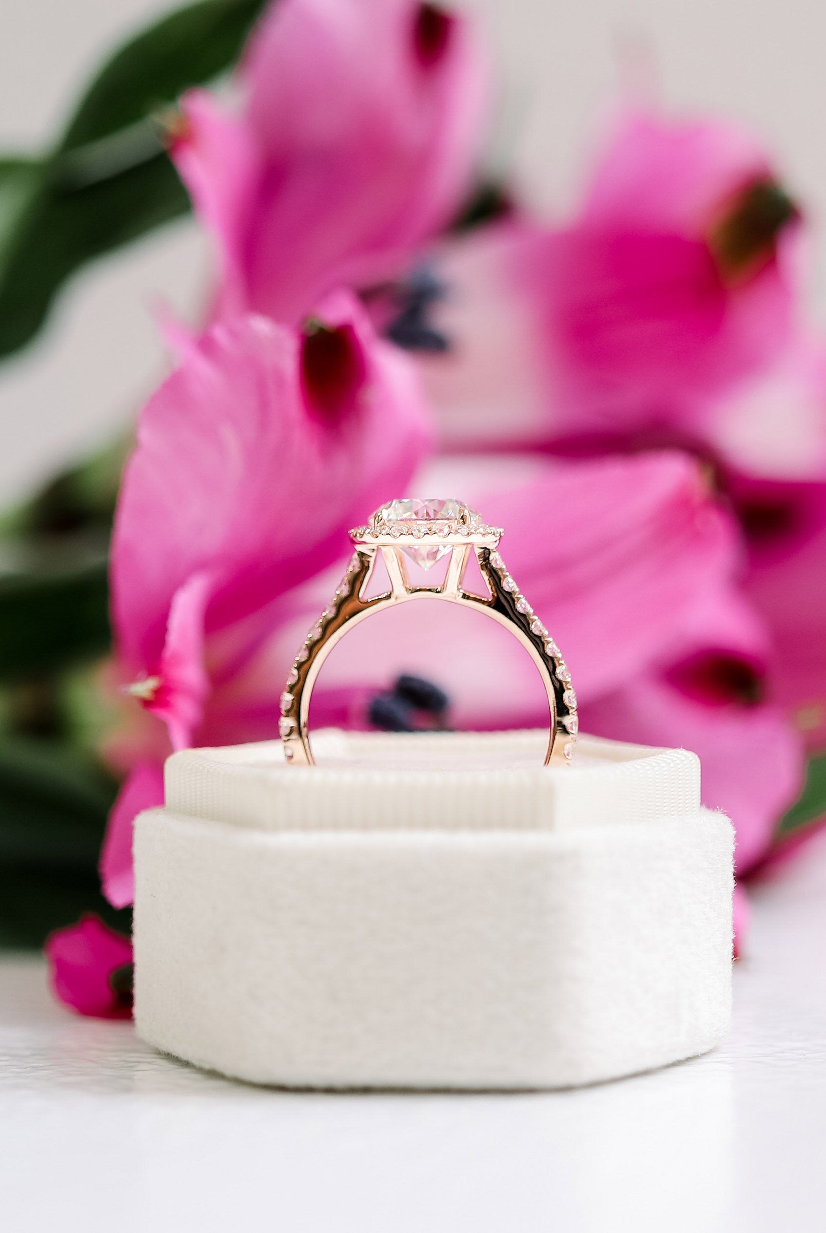 Moissanite Diamond Ring