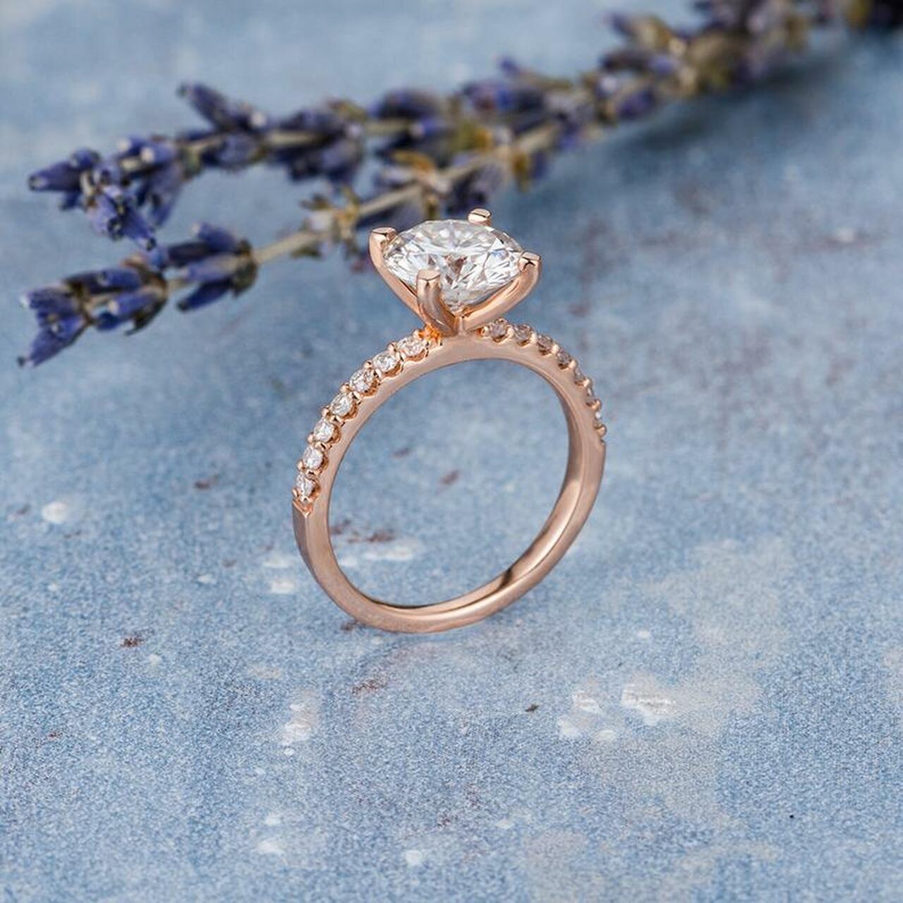 2.0CT Moissanite Ring