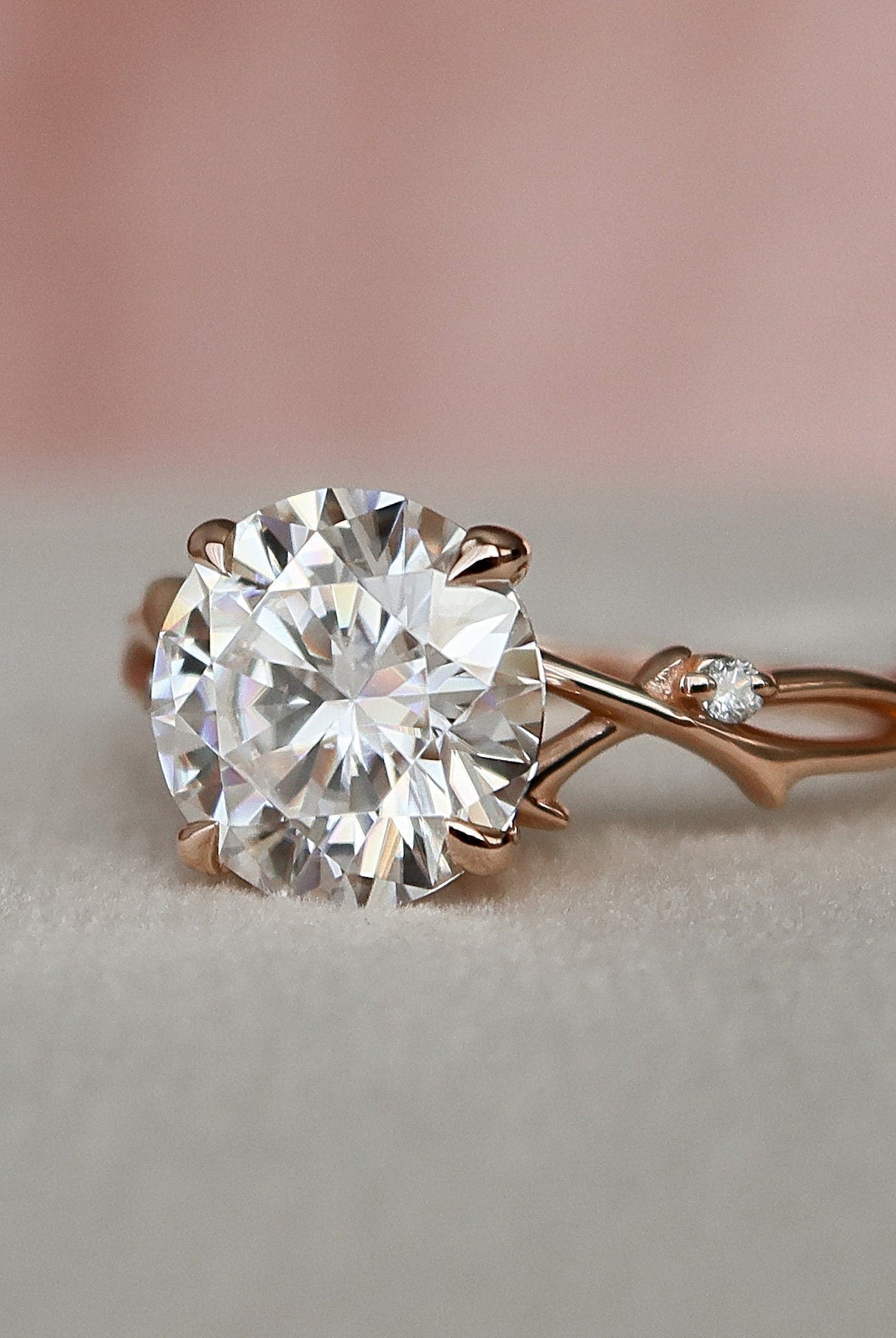 Elegant gemstone engagement rings