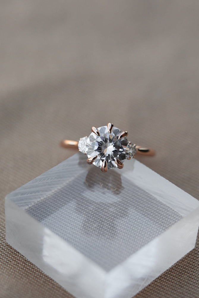 Three Stone Engagement Ring
