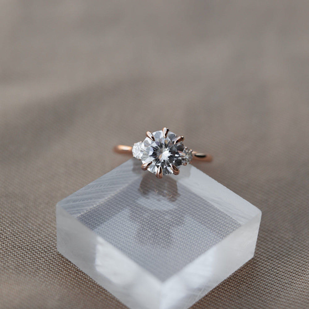 Three Stone Engagement Ring