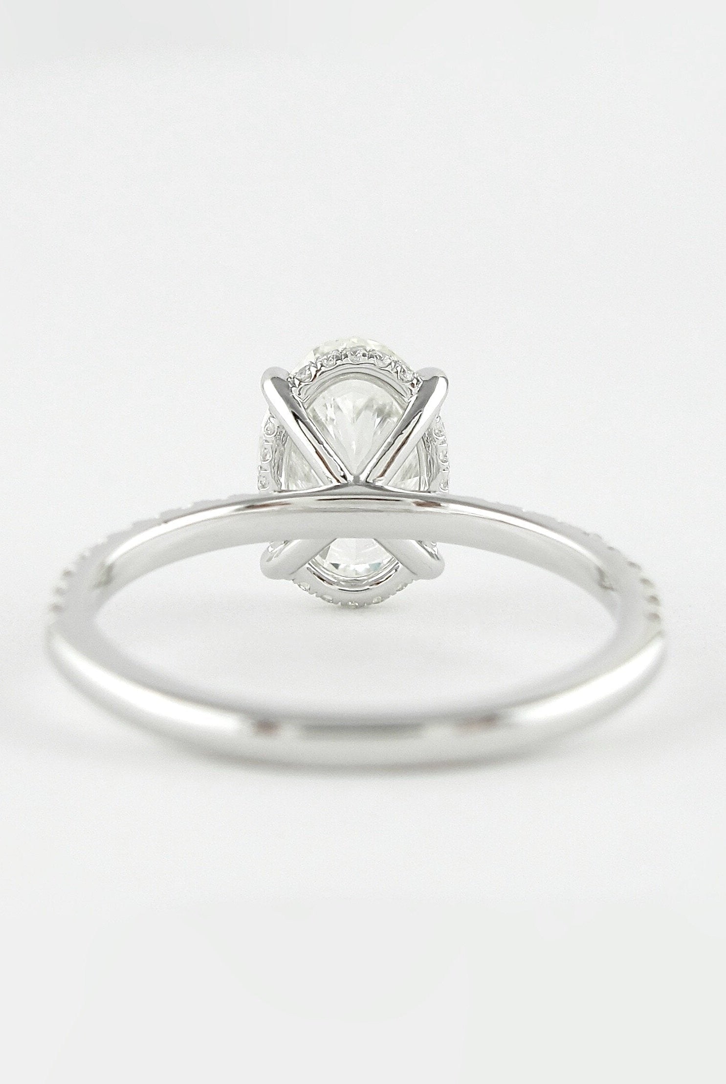Hidden Halo Pavé Engagement Ring
