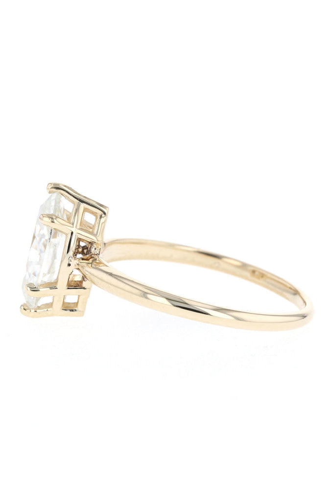 Custom Moissanite Engagement Ring