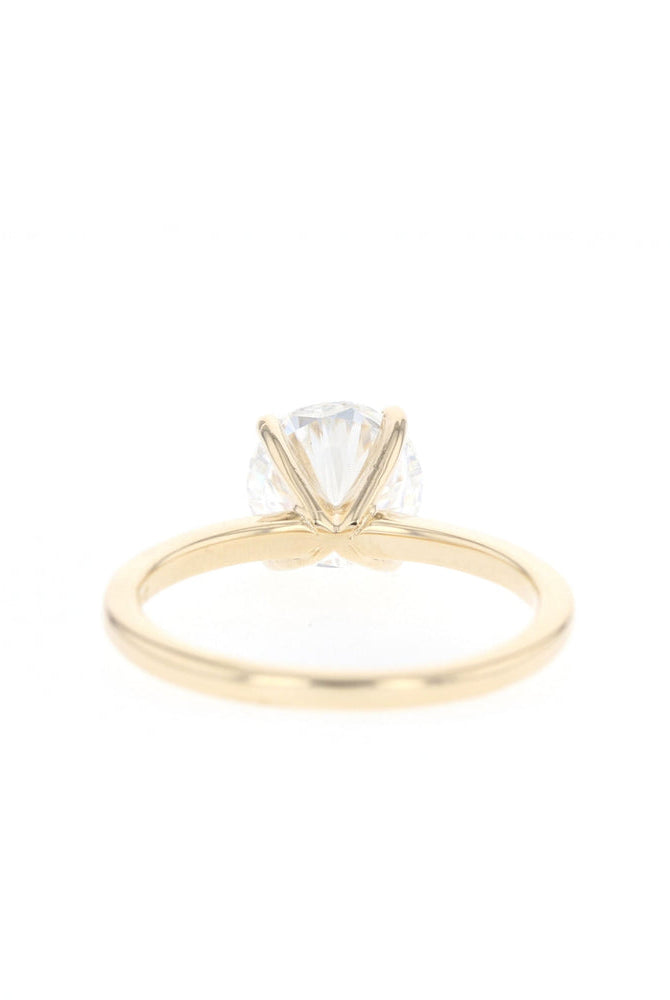 Custom Moissanite Engagement Ring