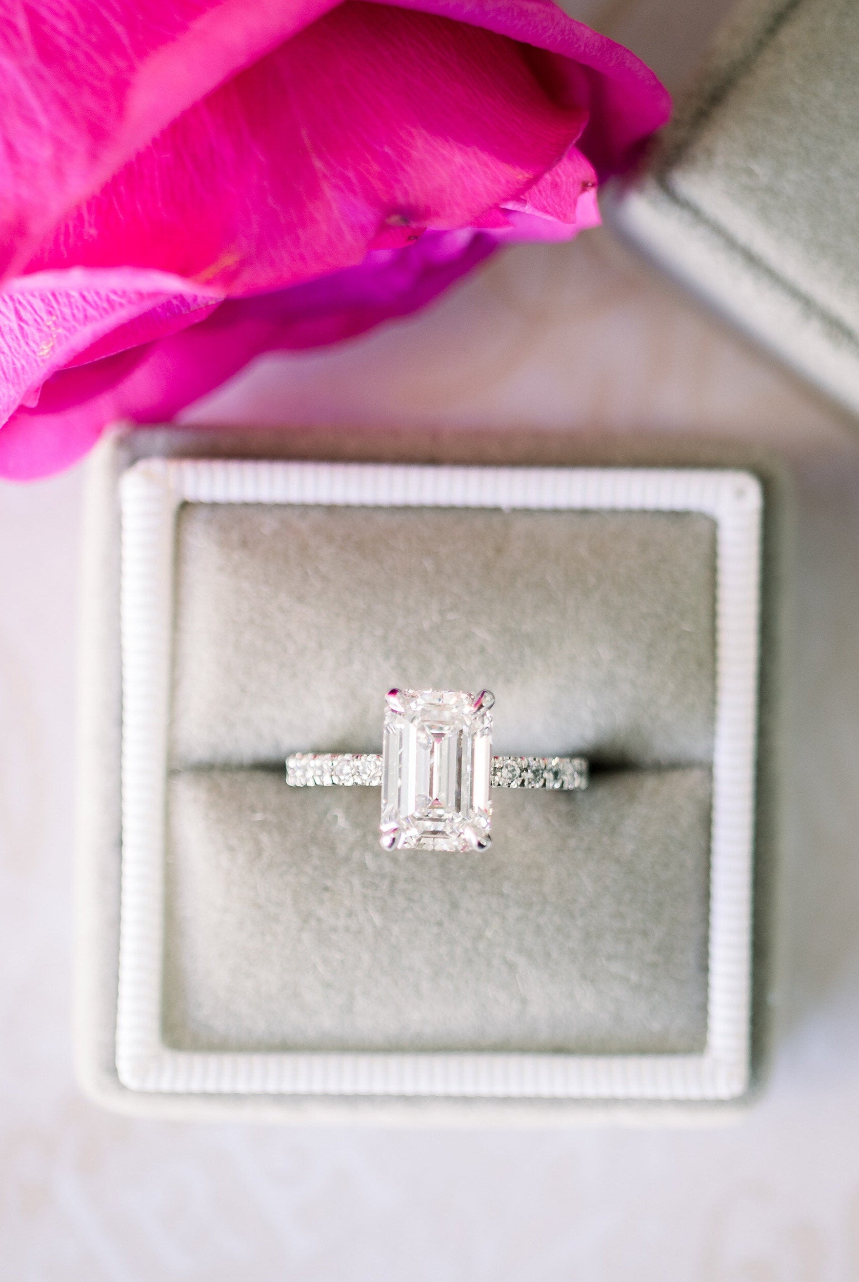 Classic Pave Moissanite Ring