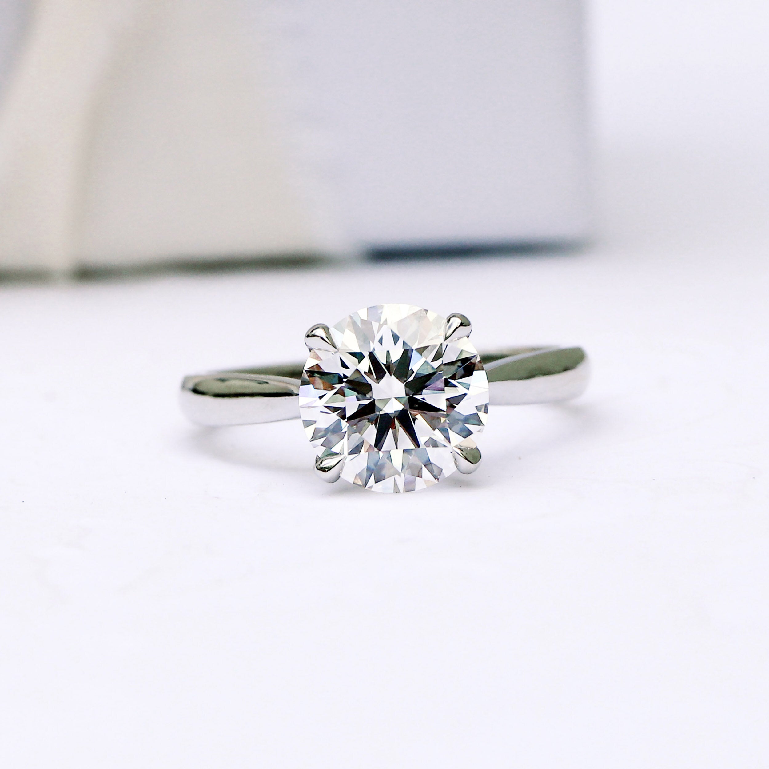 Cathedral Solitaire Engagement Ring