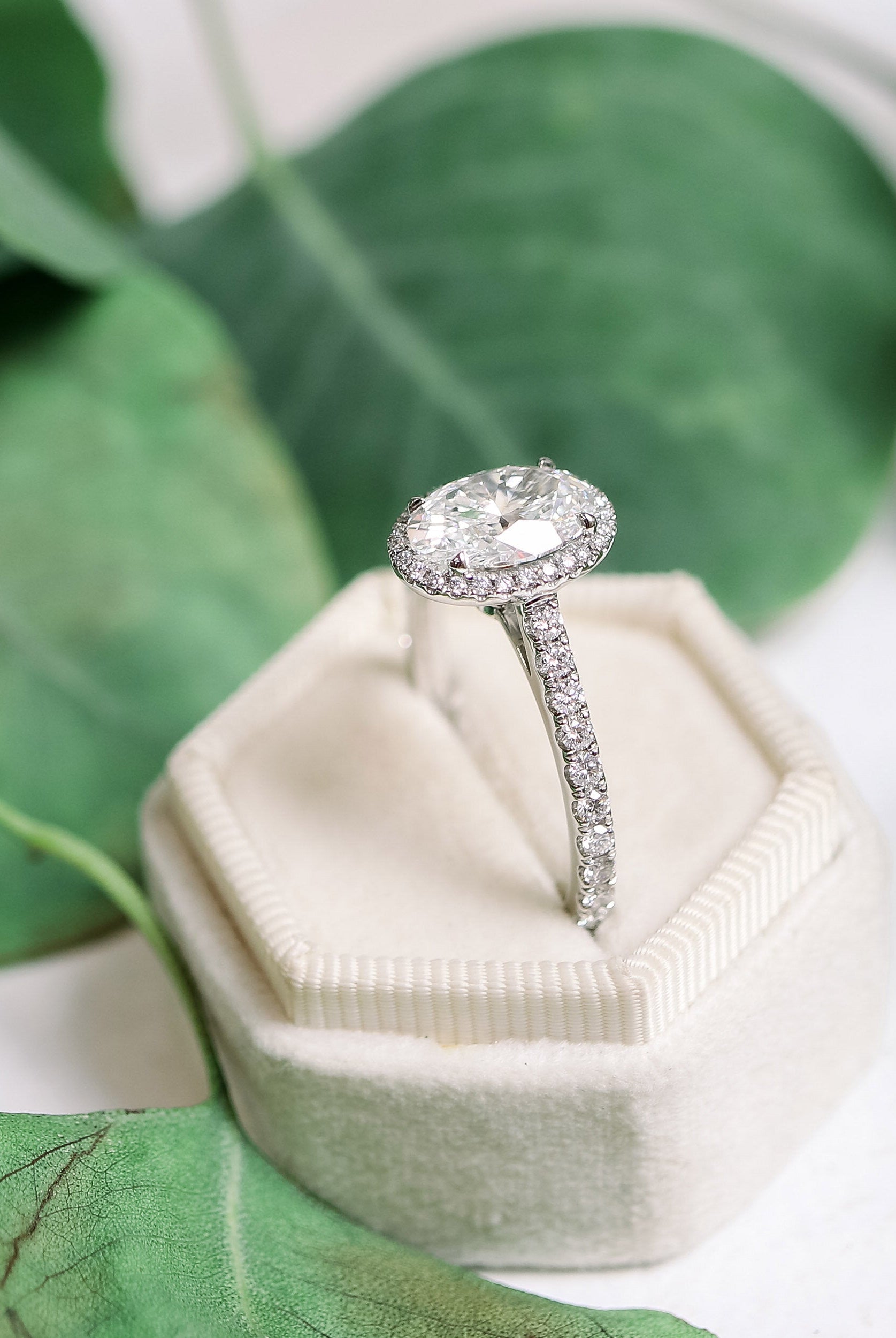 Halo Engagement Ring