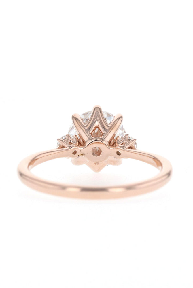 Custom Moissanite Engagement Ring