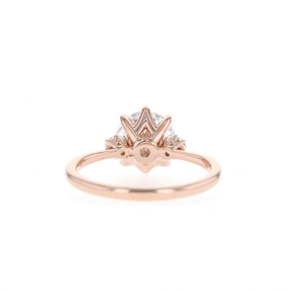 Custom Moissanite Engagement Ring