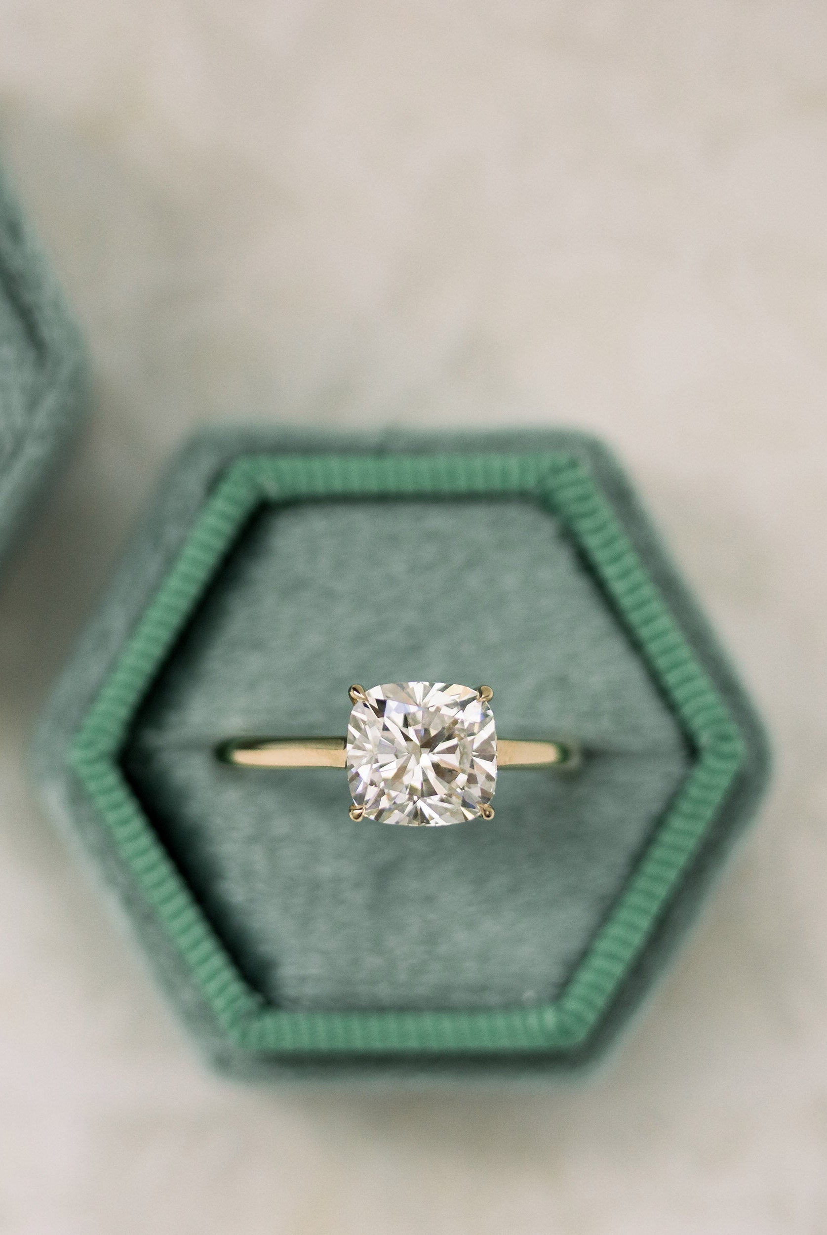 Cathedral Solitaire Engagement Ring