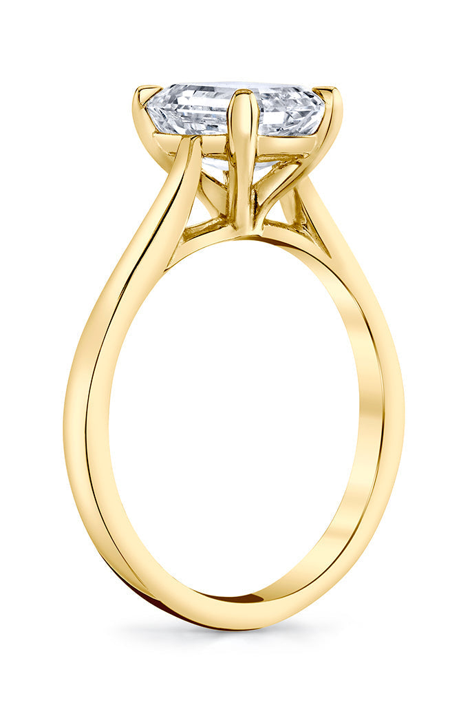Custom Moissanite Engagement Ring