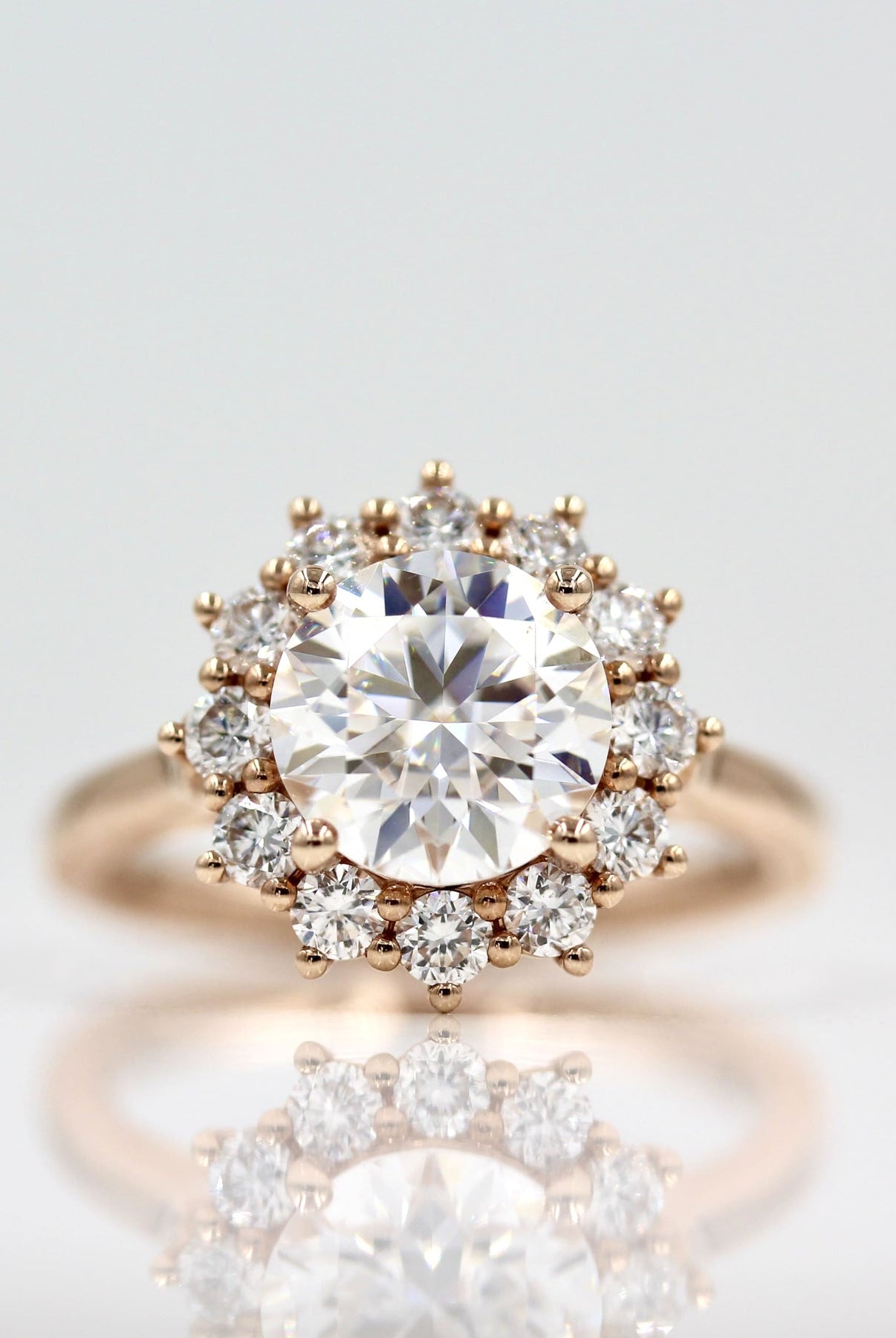 Designer Halo Engagement Ring