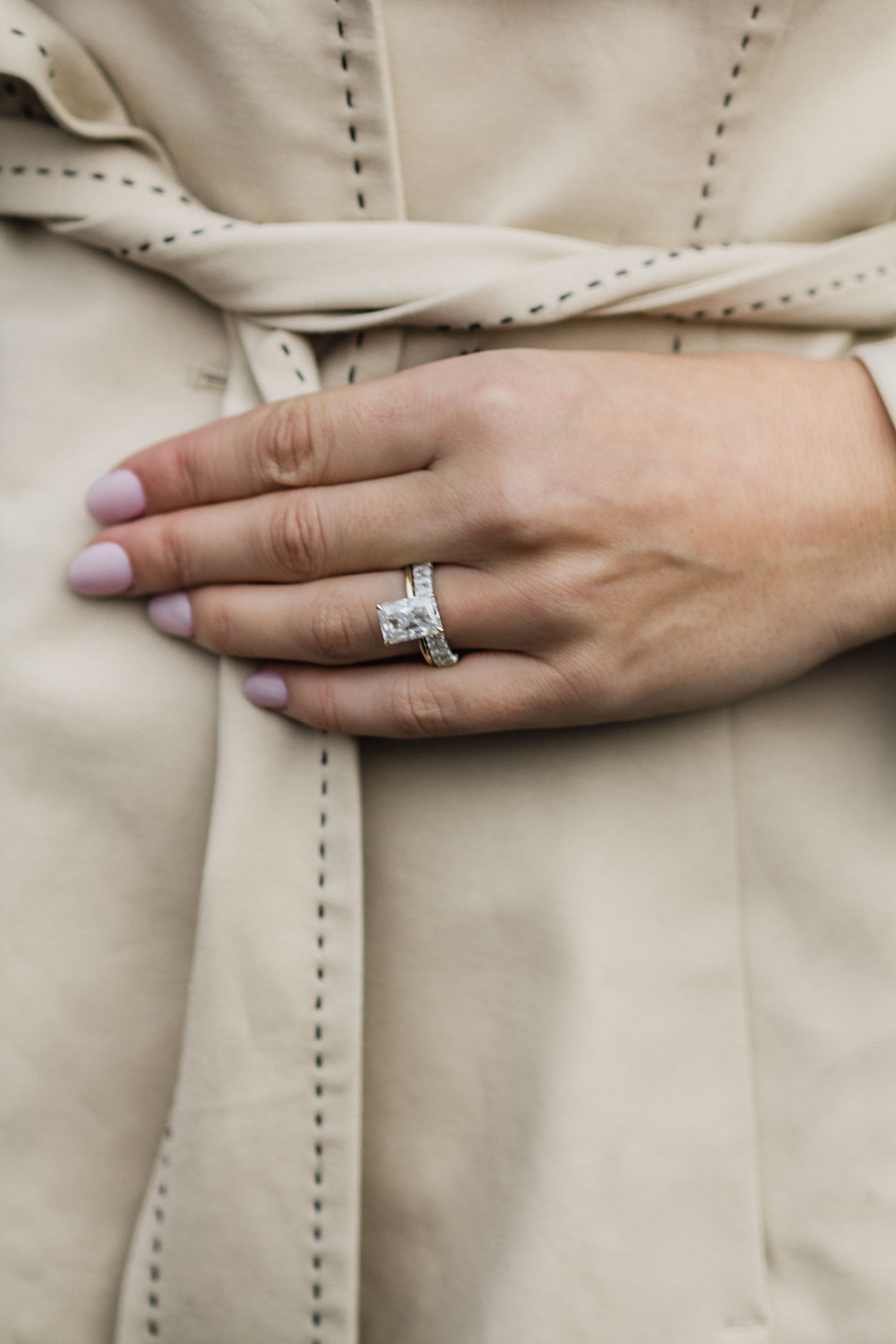 Radiant Moissanite Ring for Women