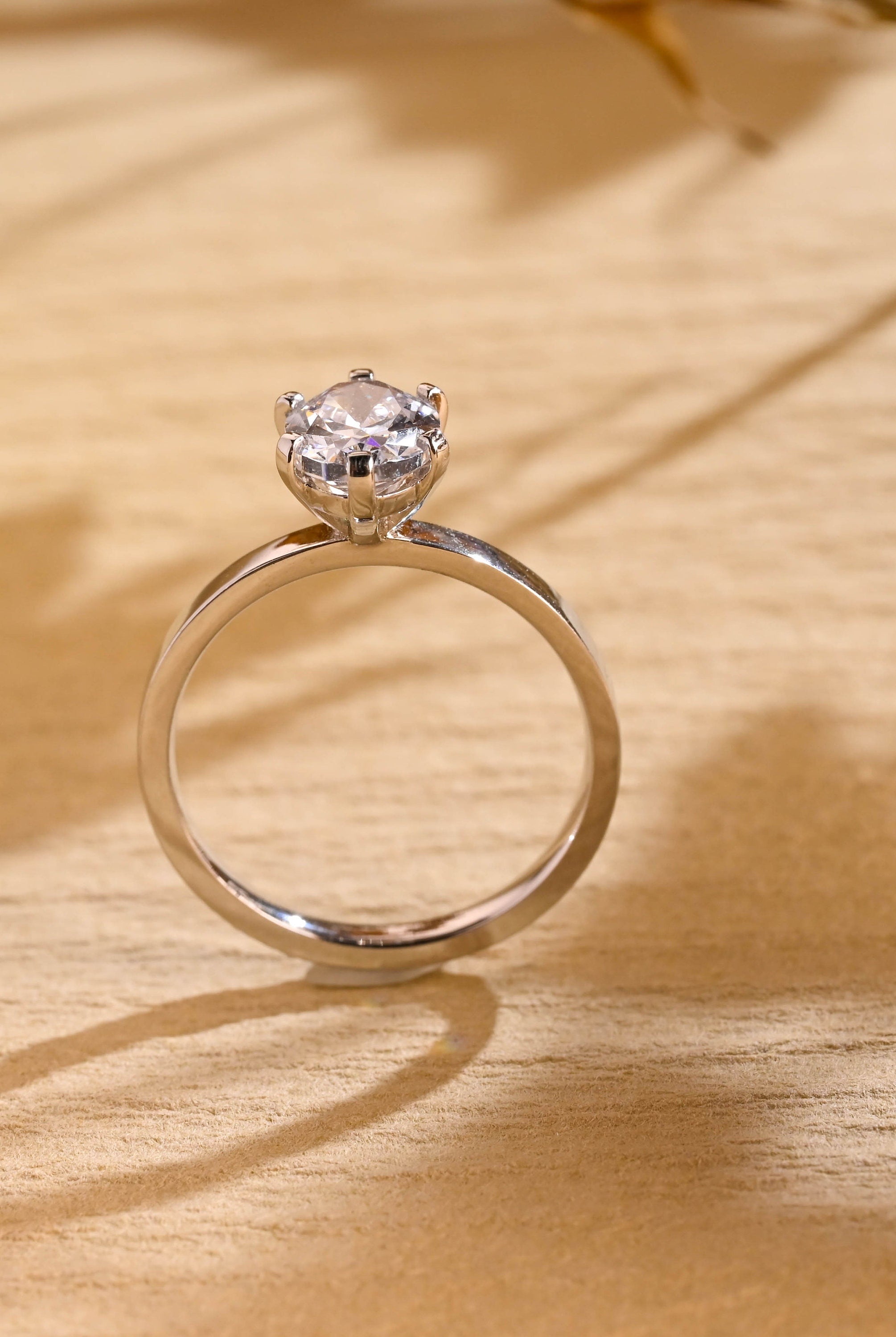 Moissanite Engagement Ring Online USA