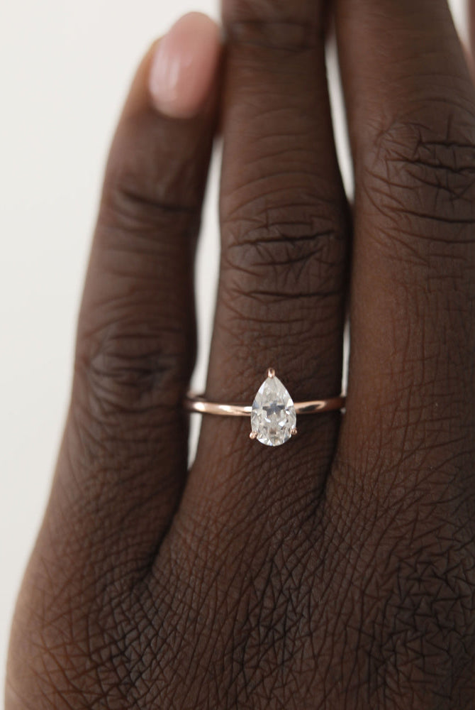 Pear Shape Engagement Ring