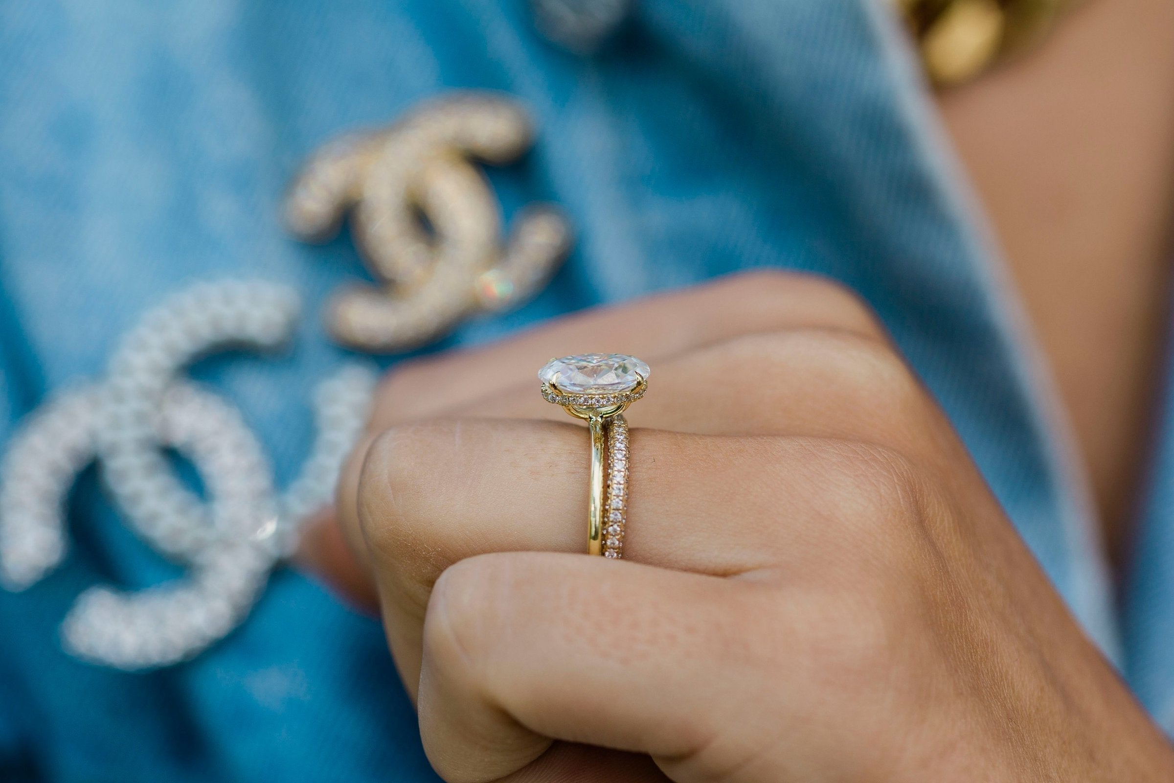 Diamond Alternative Engagement Ring