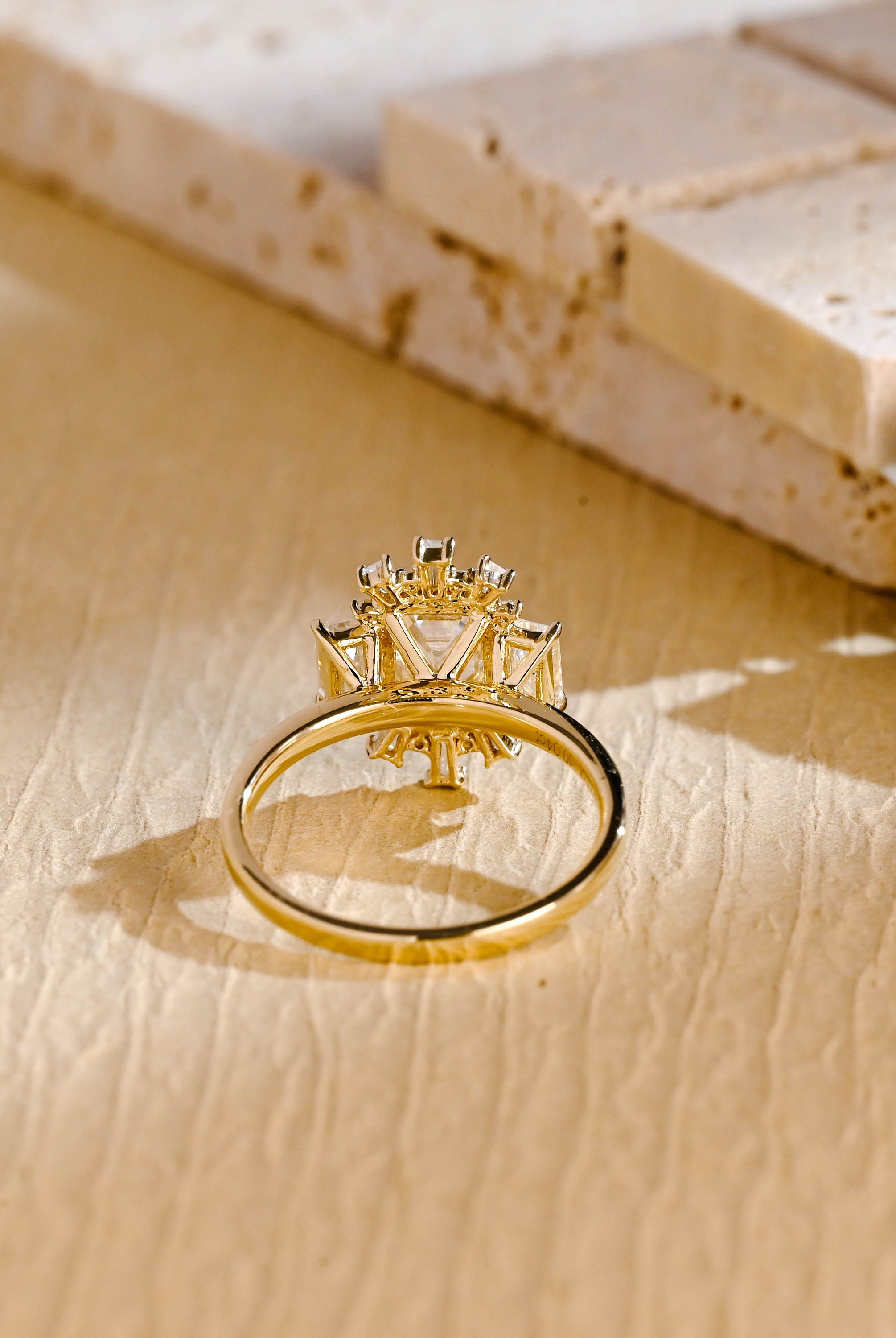 Luxury Moissanite Engagement Ring USA
