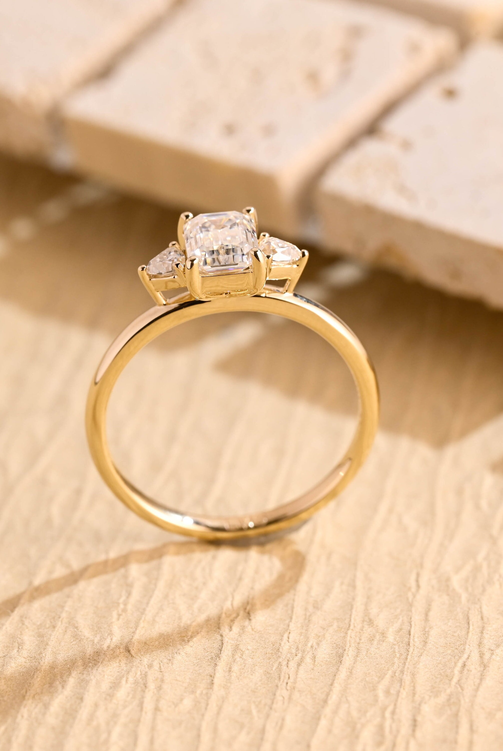 Affordable Moissanite Engagement Ring