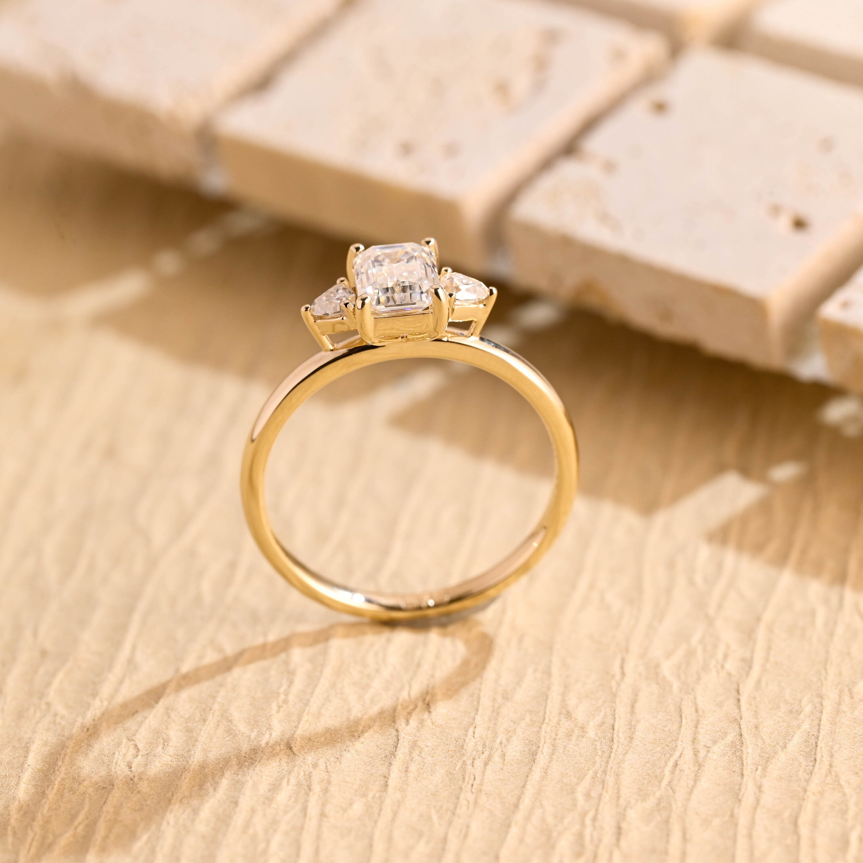 Affordable Moissanite Engagement Ring