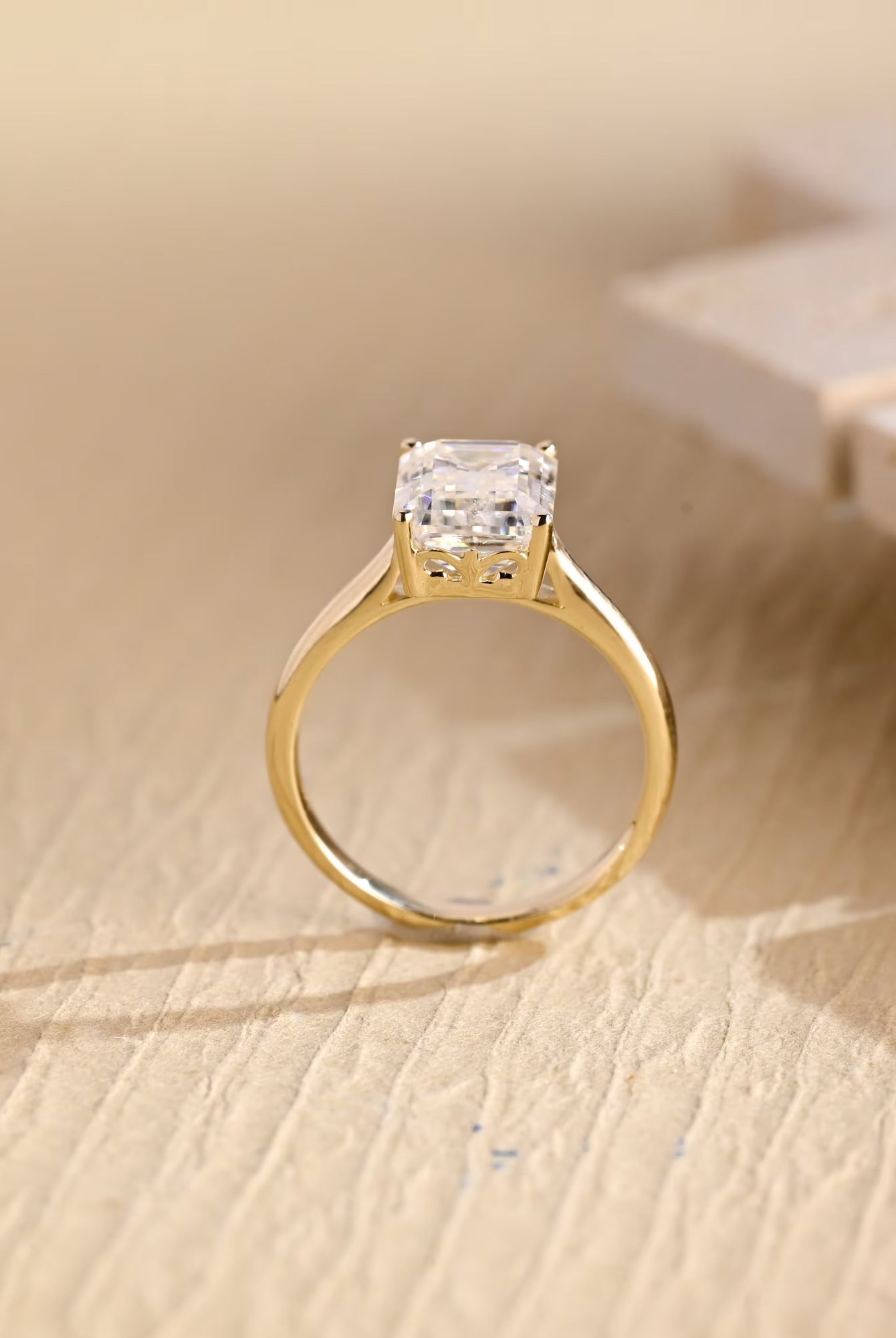 Affordable Moissanite Engagement Ring