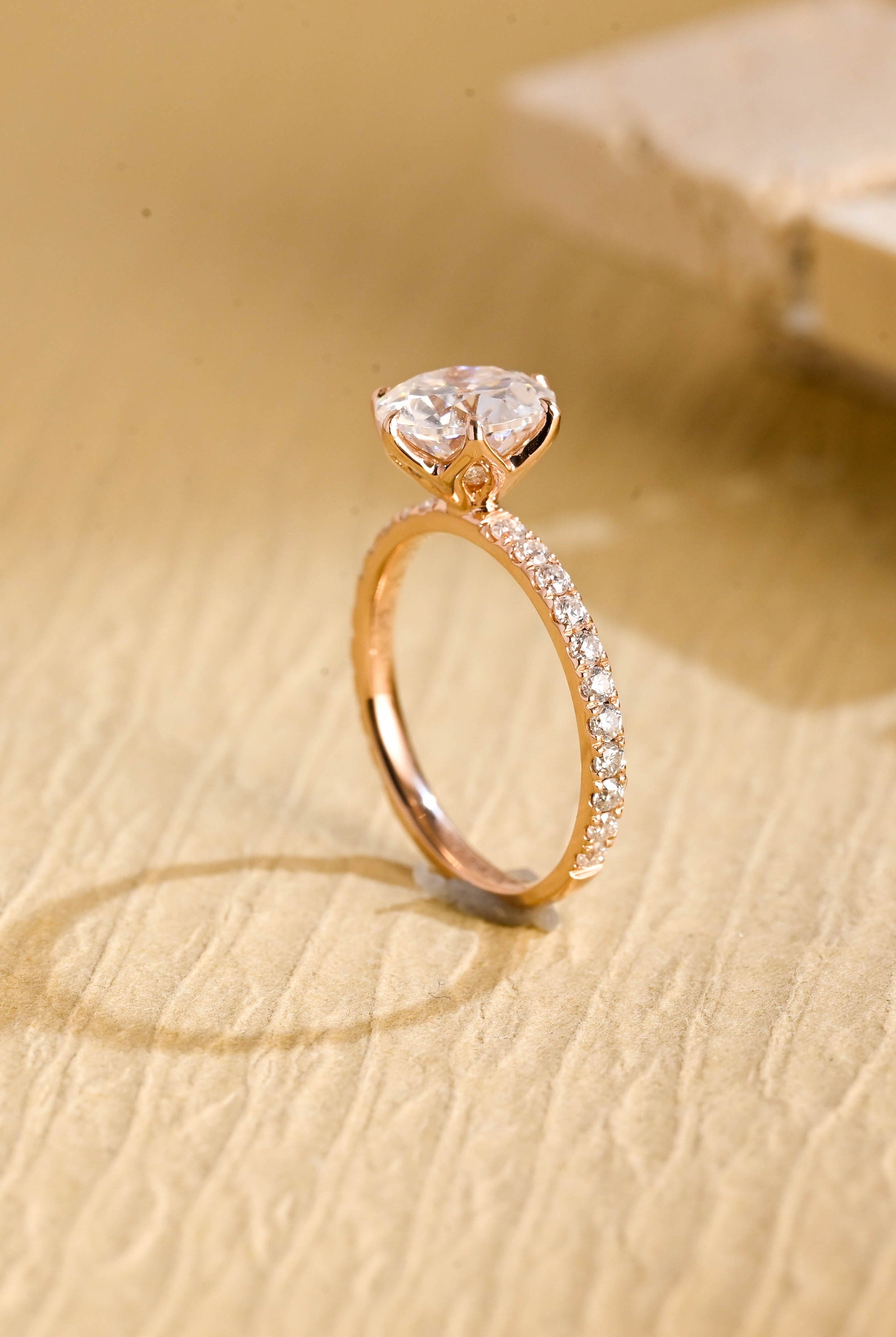 Affordable Moissanite Engagement Ring