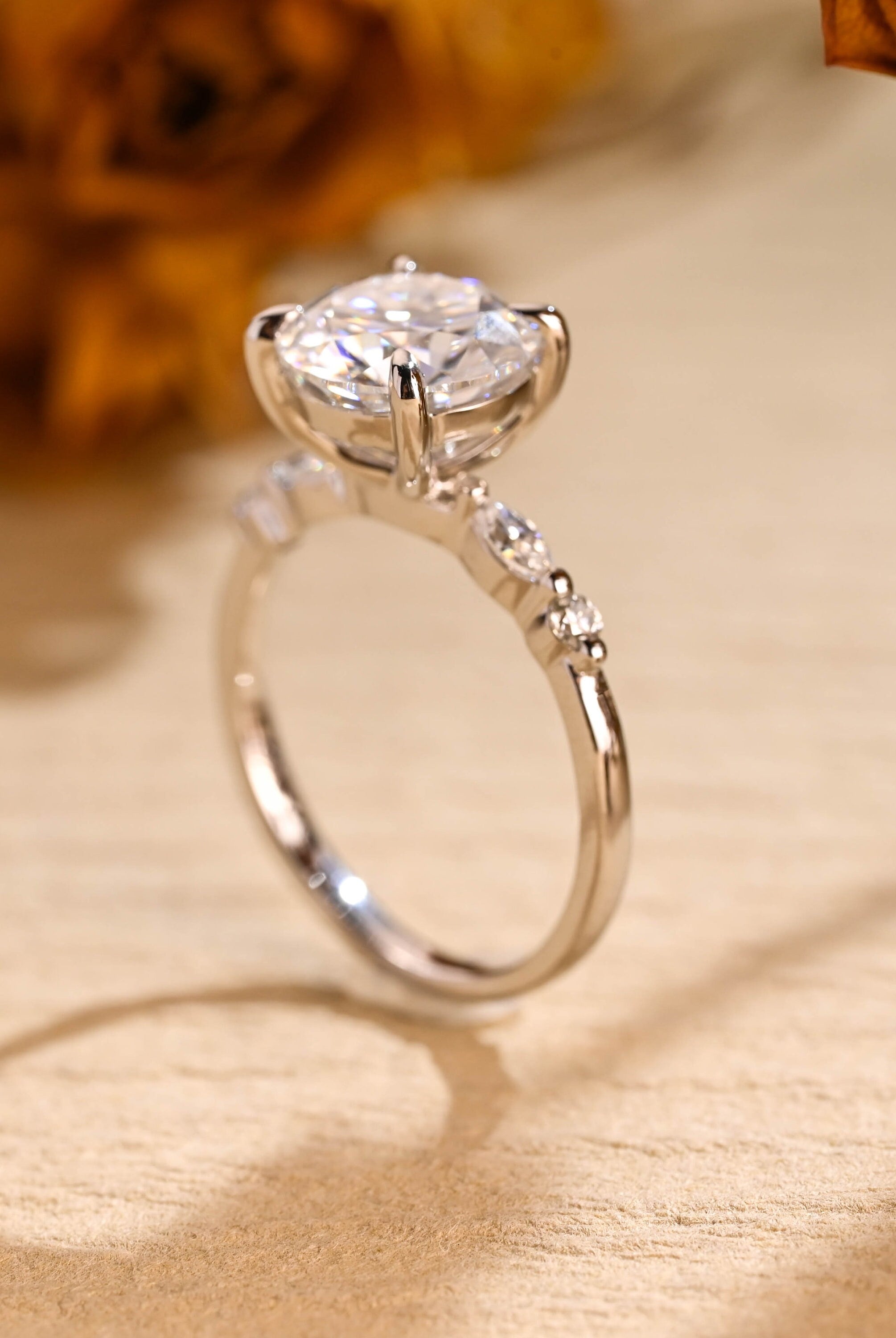 Affordable Moissanite Engagement Ring