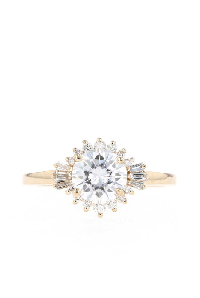Affordable Moissanite Engagement Ring