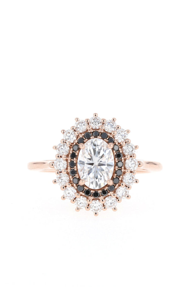 Luxury Moissanite Engagement Ring