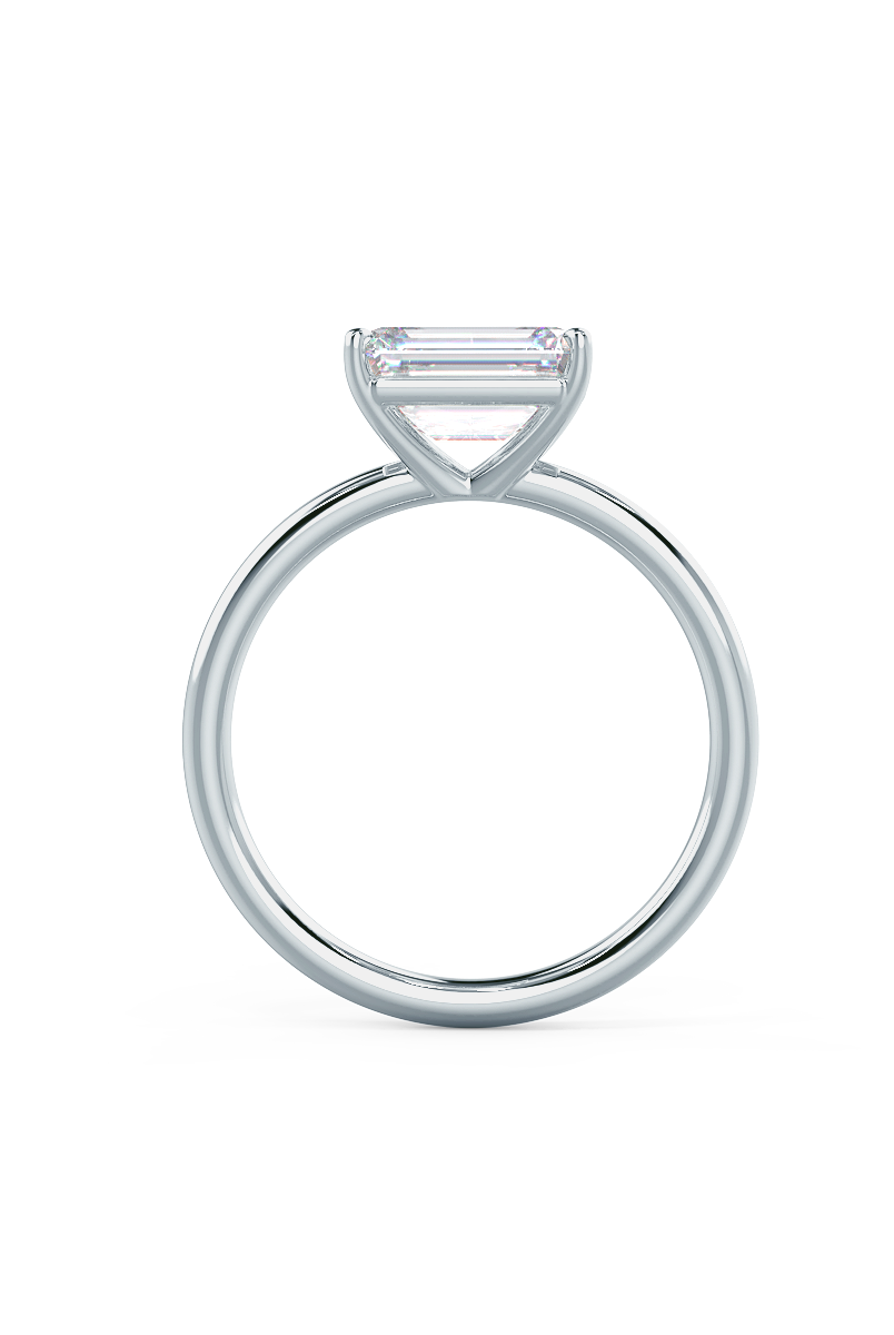 Emerald Diamond Alternative Ring