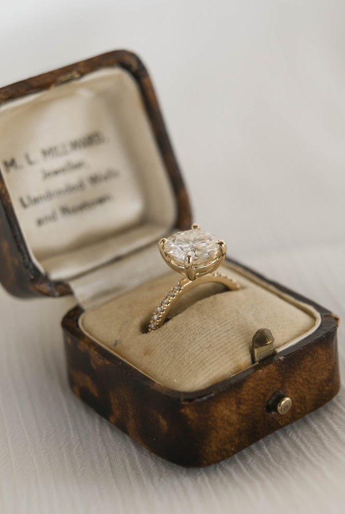 Round Cut Bridal Ring
