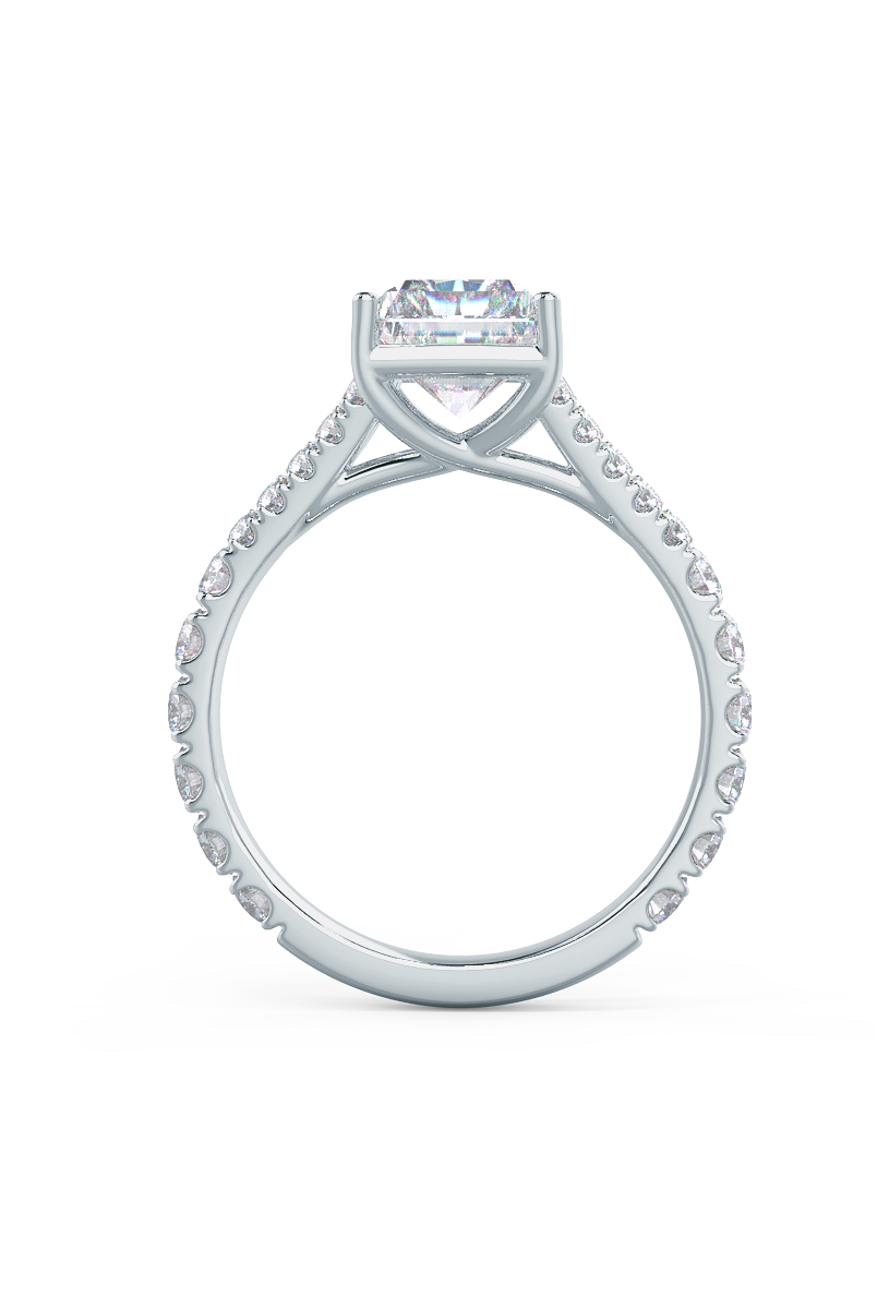 Moissanite Engagement Ring for Her