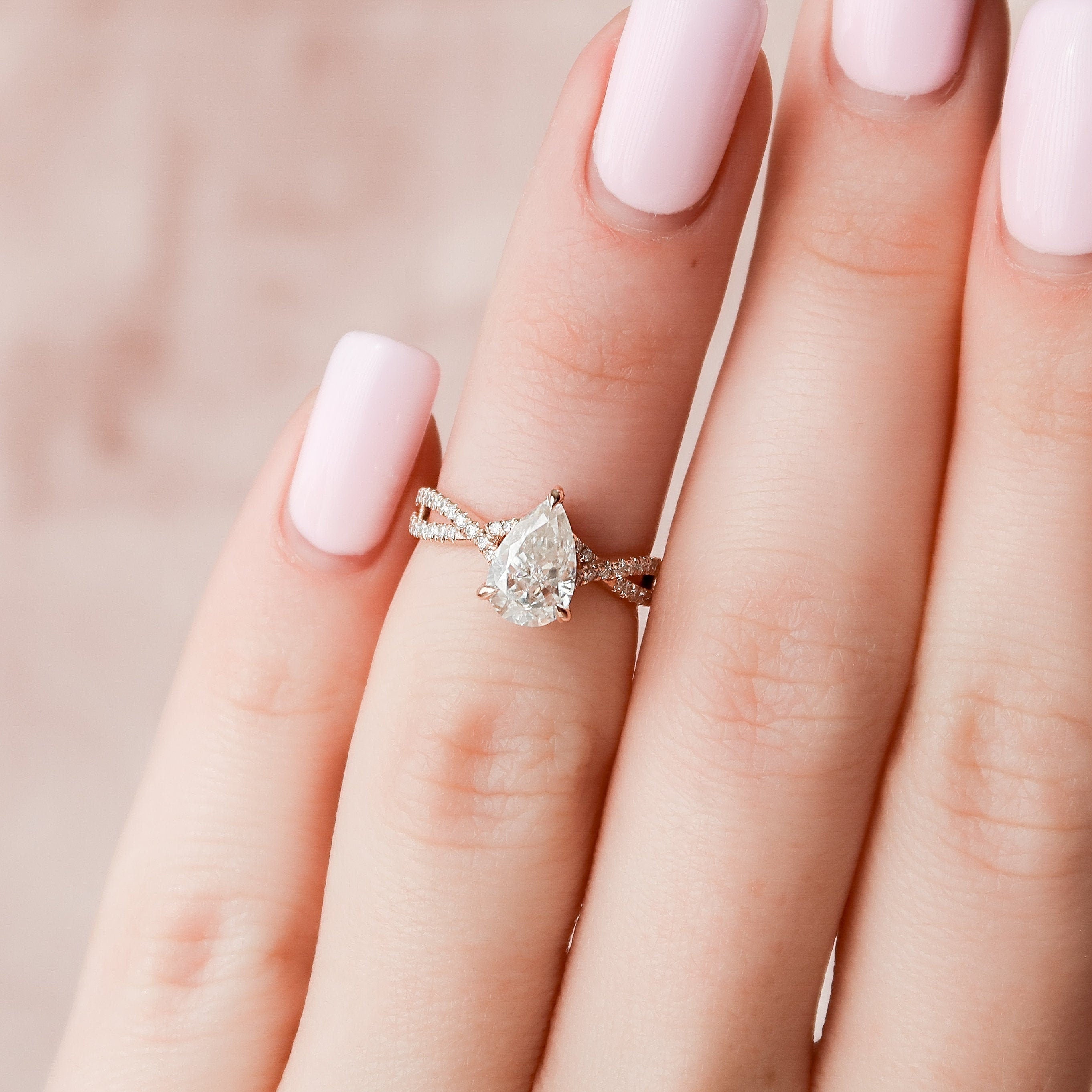 Split Shank Engagement Ring