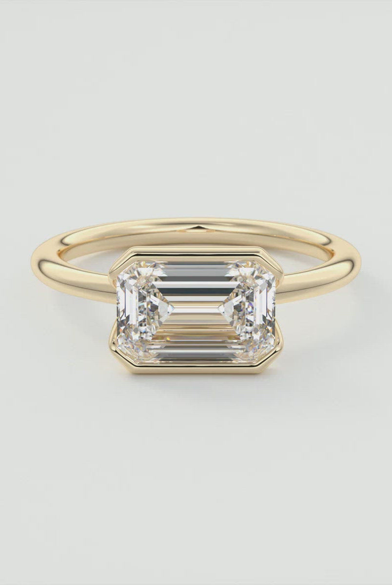 Luxury Moissanite Engagement Ring