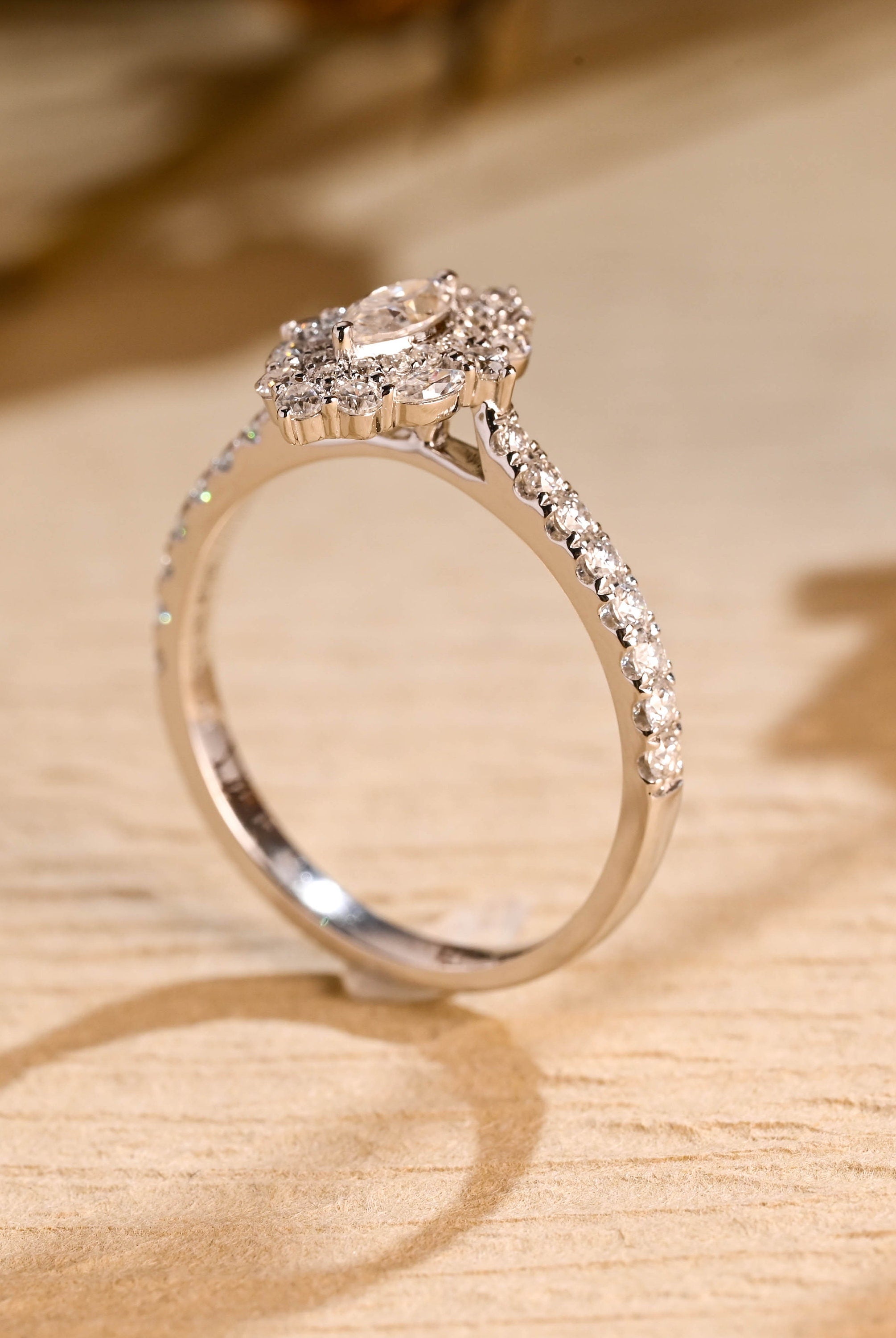 Marquise Engagement Ring for Women