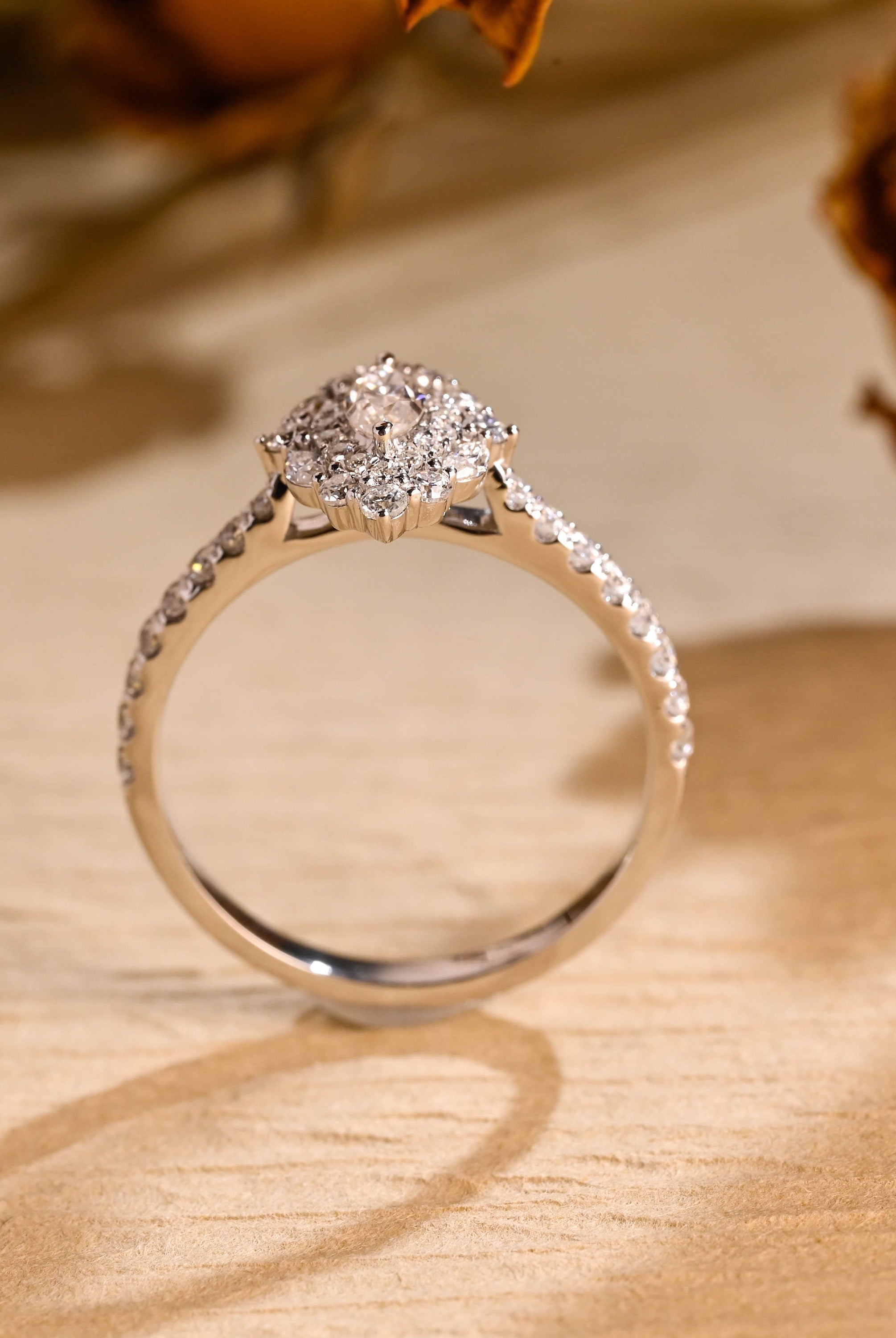 Diamond Cluster Ring