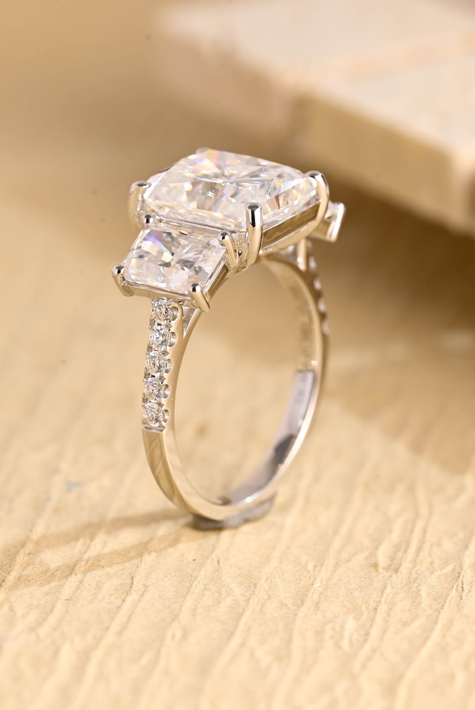 Diamond Three Stone Ring