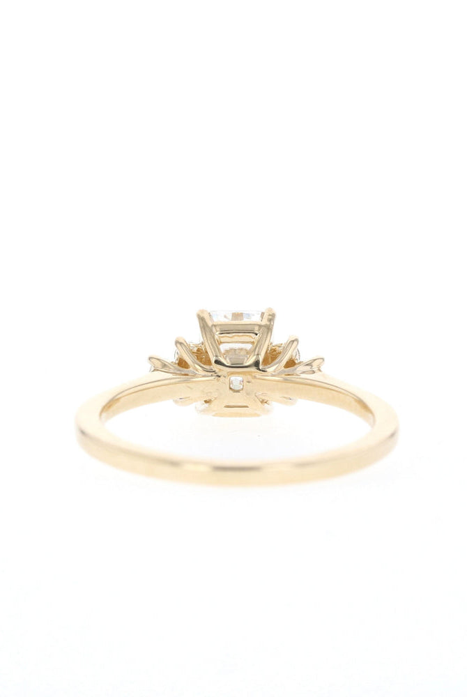 Emerald Diamond Alternative Ring