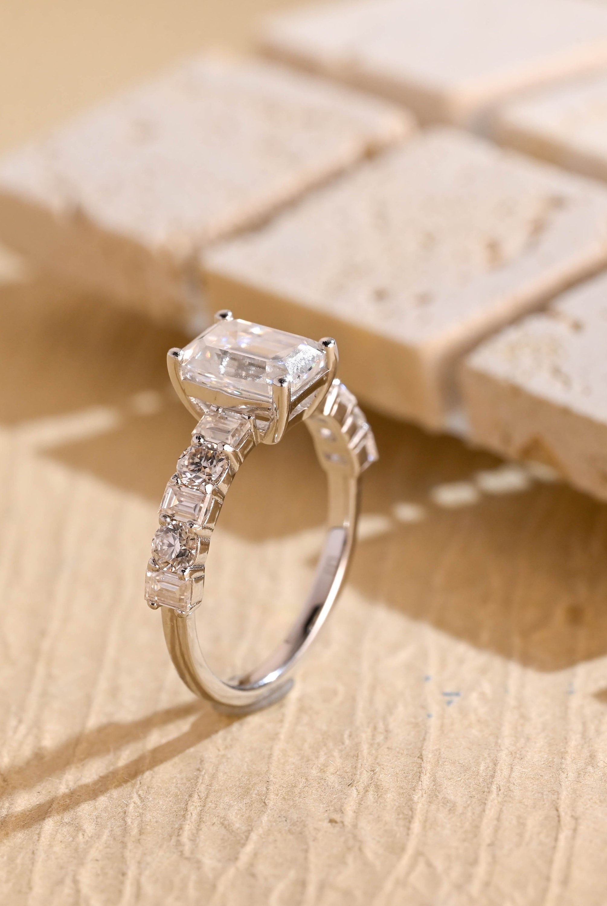 Moissanite Bridal Ring