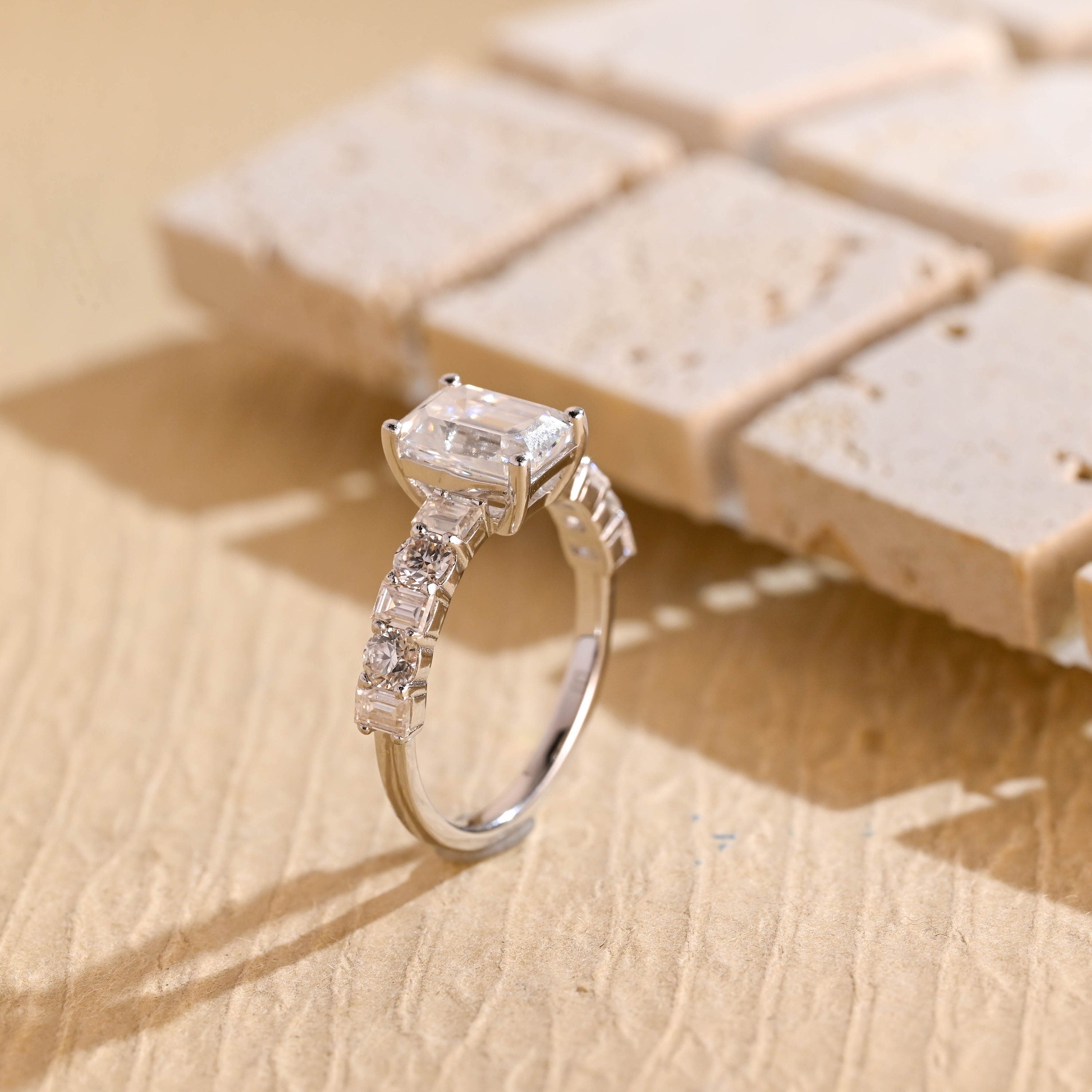 Moissanite Bridal Ring