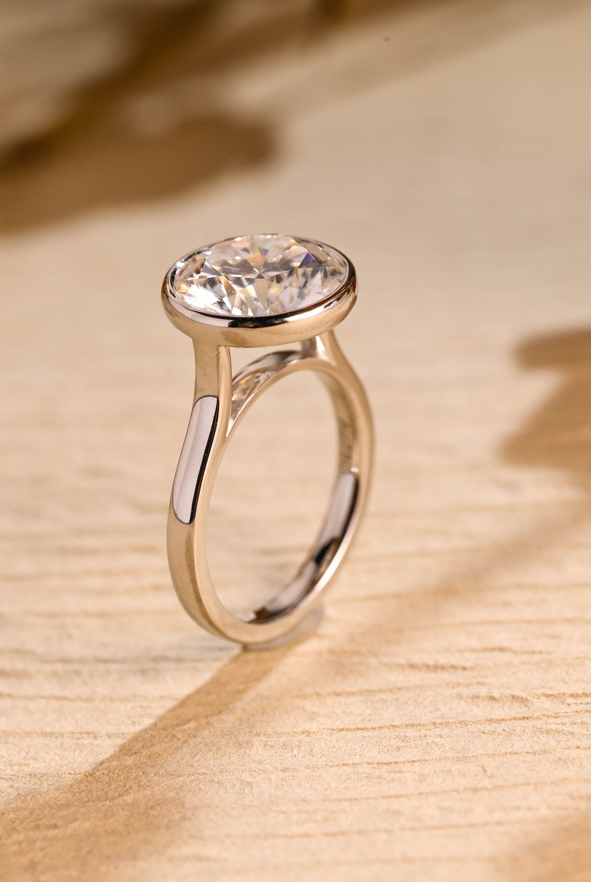 Premium Solitaire Moissanite Ring