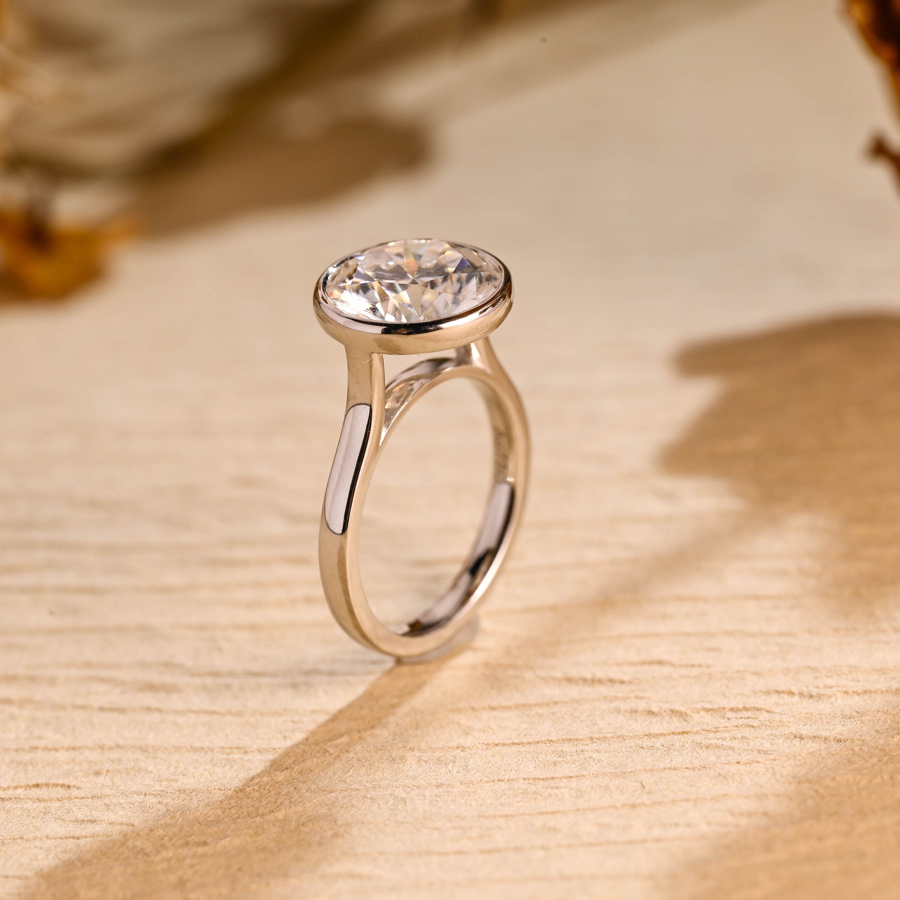 Premium Solitaire Moissanite Ring