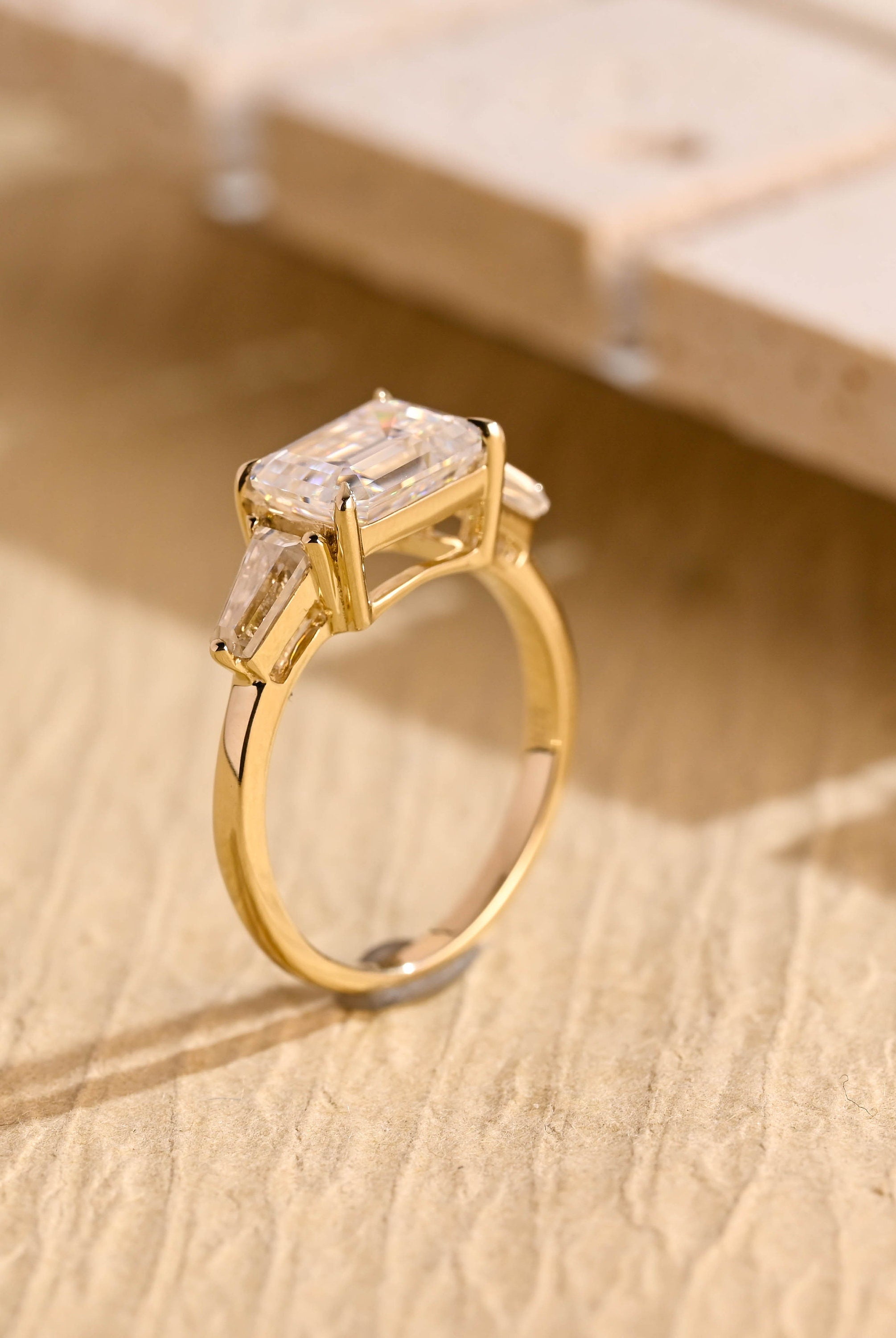 Moissanite Engagement Ring