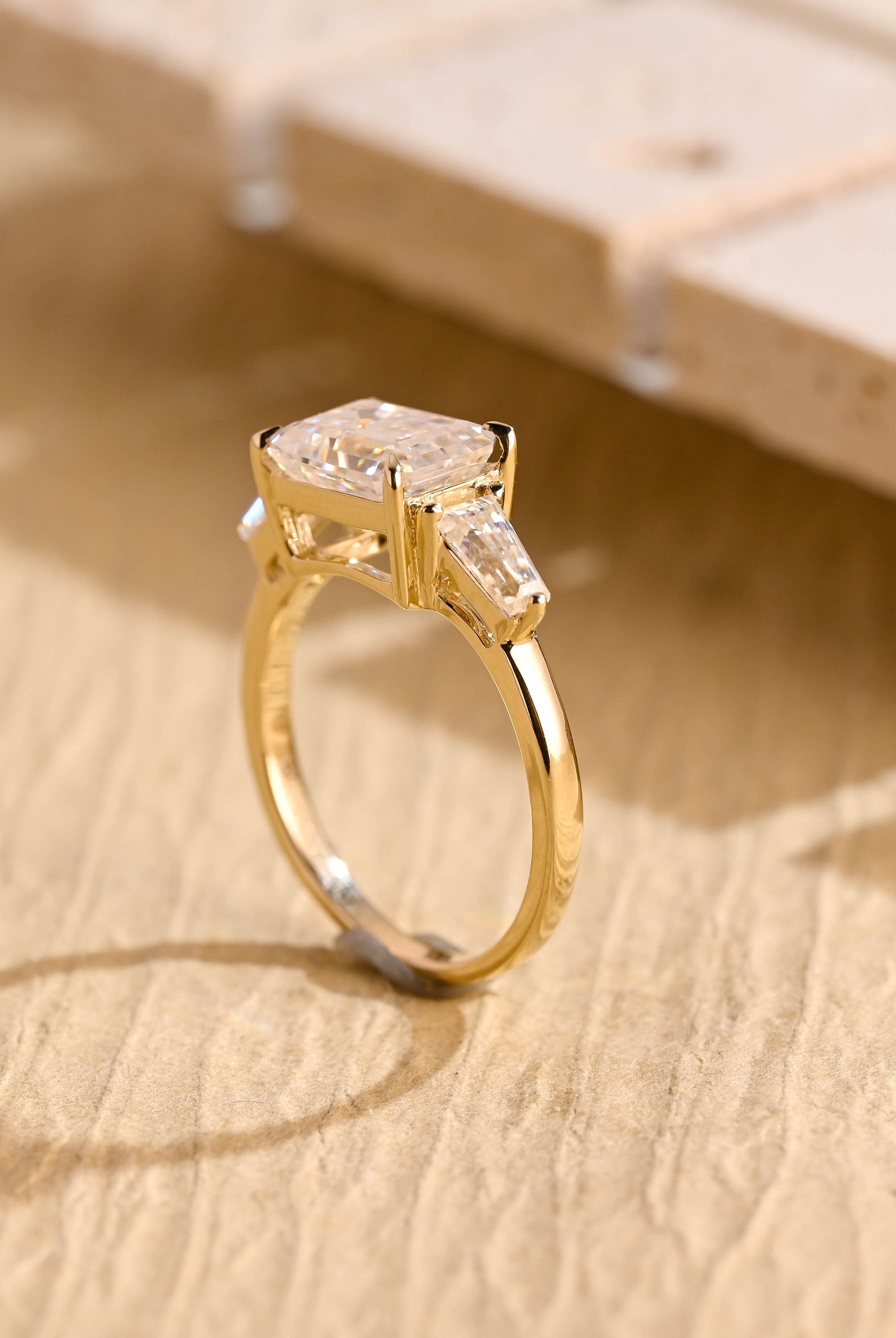 Three Stone Engagement Ring