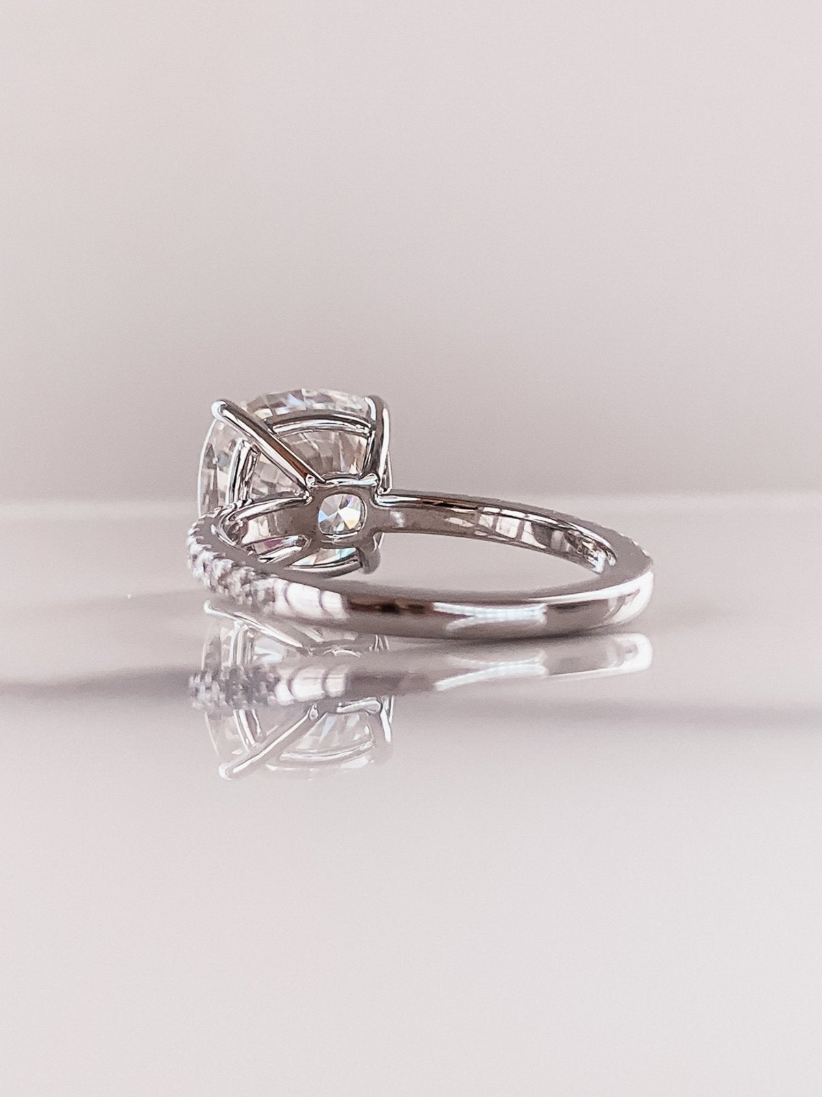 Moissanite wedding jewelry for budget wedding