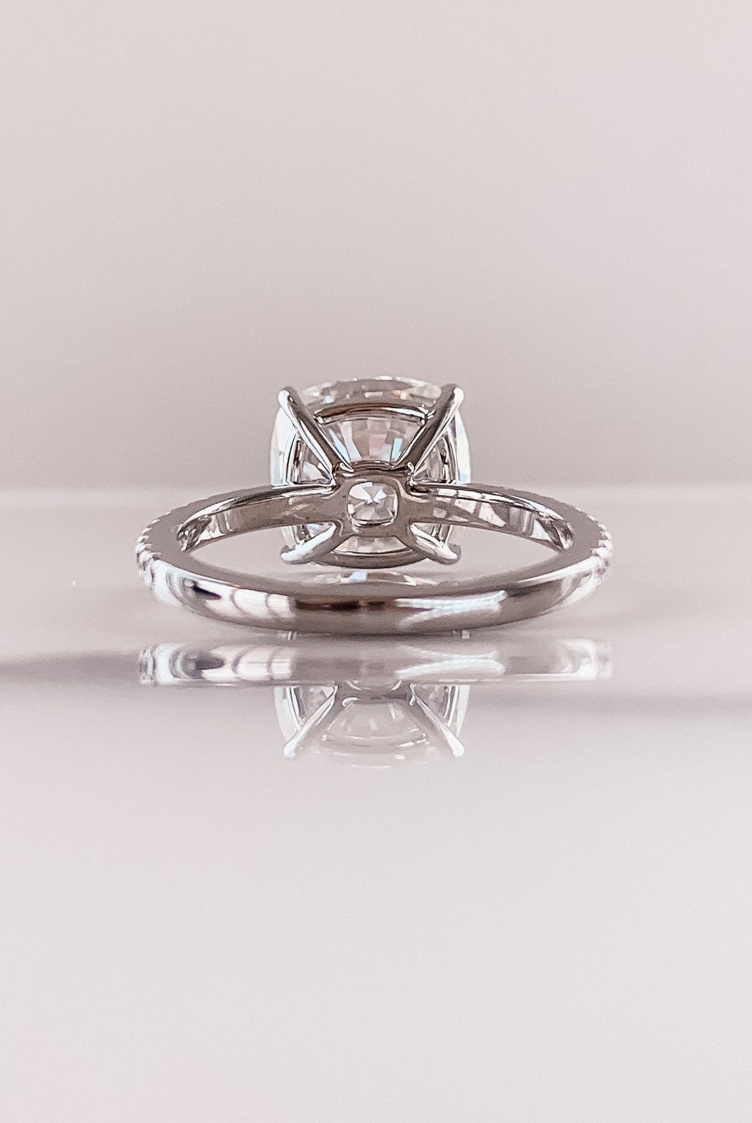 Moissanite wedding jewelry for small wedding