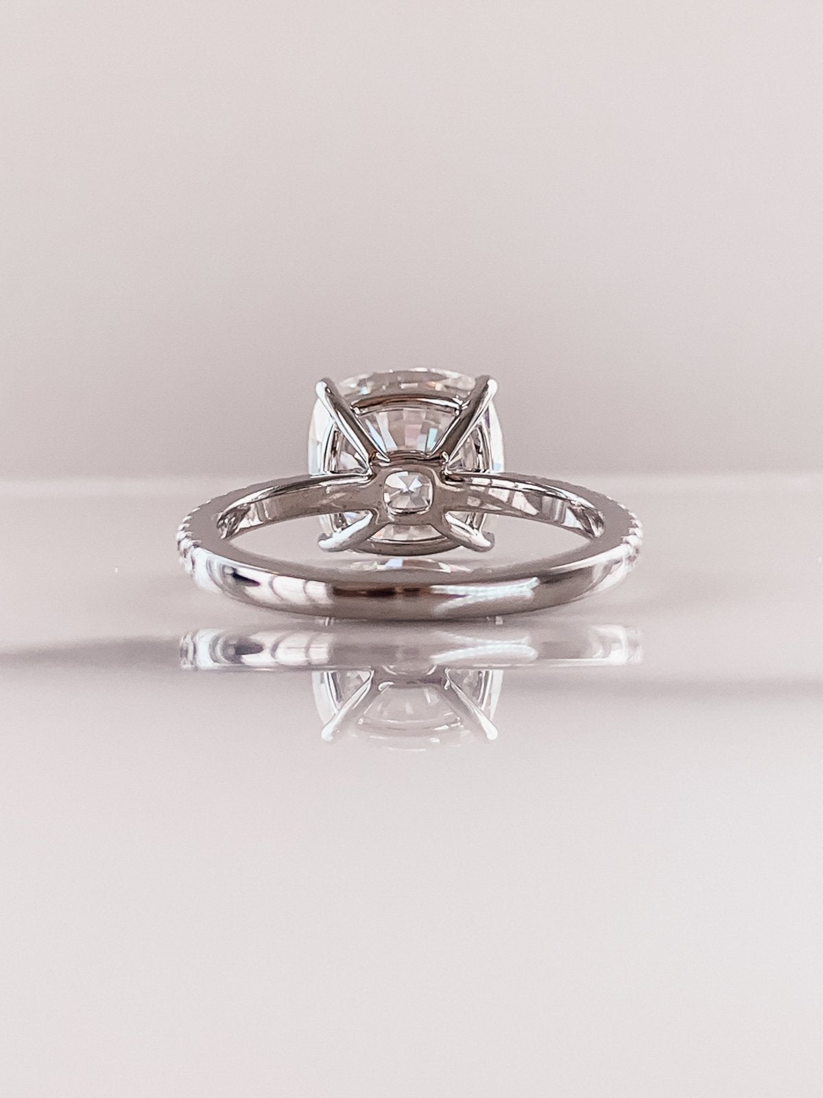 Moissanite wedding jewelry for small wedding