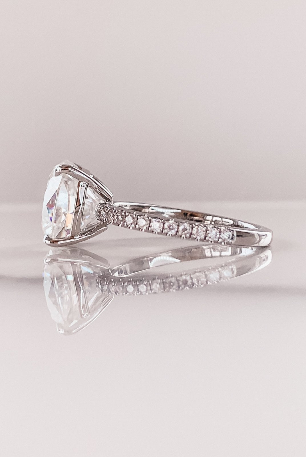 Moissanite wedding jewelry for affordable wedding